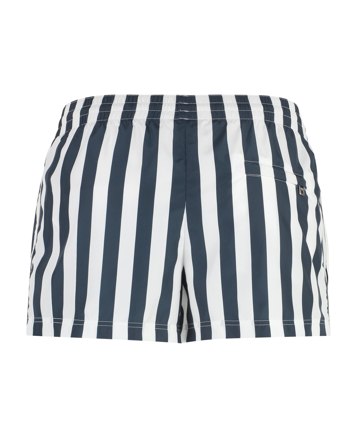 Dolce & Gabbana Striped Swim Shorts - blue