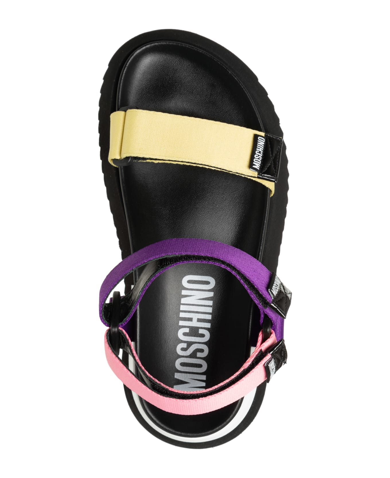 Moschino Leather Sandals - A Rosa Rosso