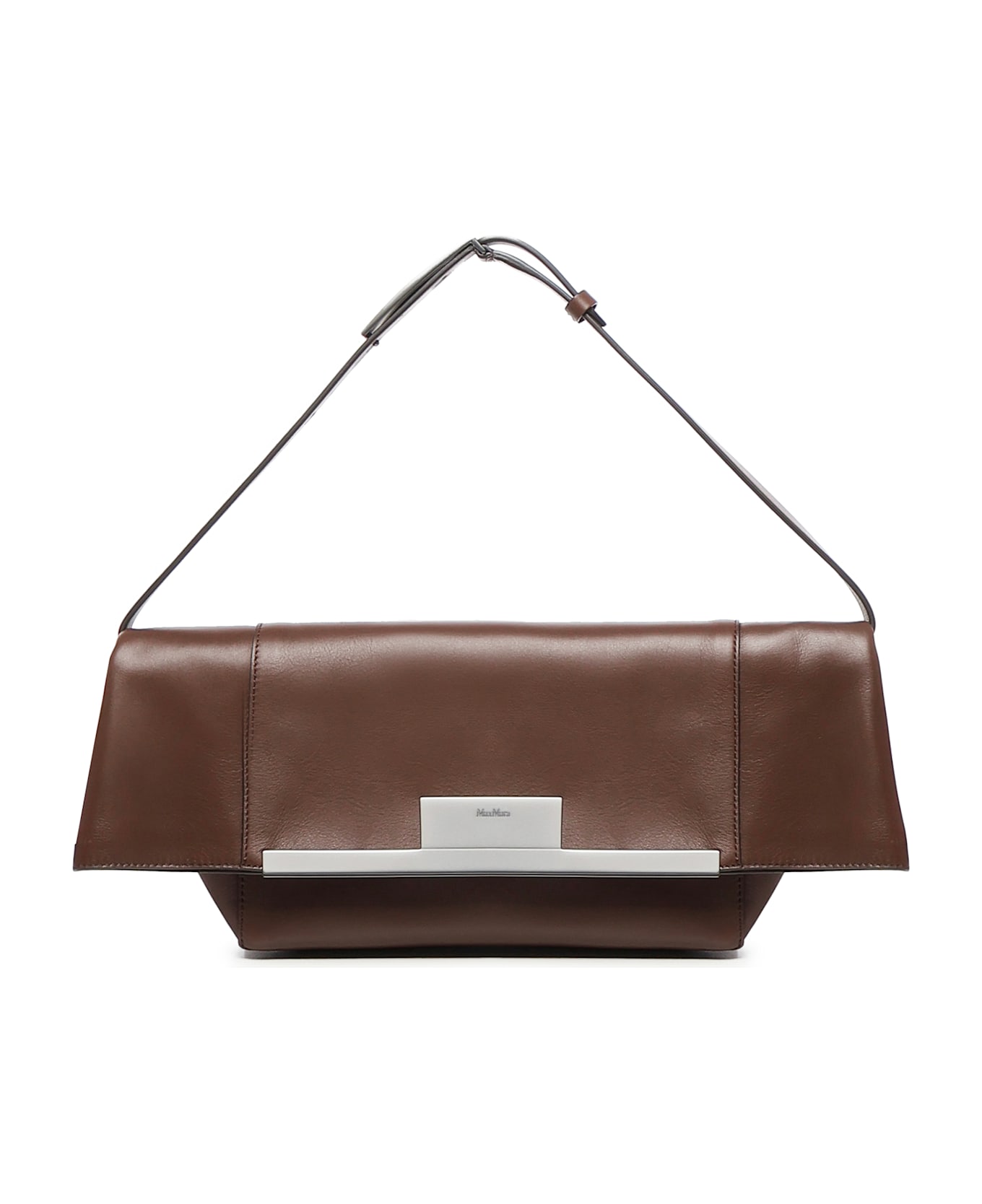Max Mara Clutch 
mmclaspclutchs
 In Marrone - Dark Brown