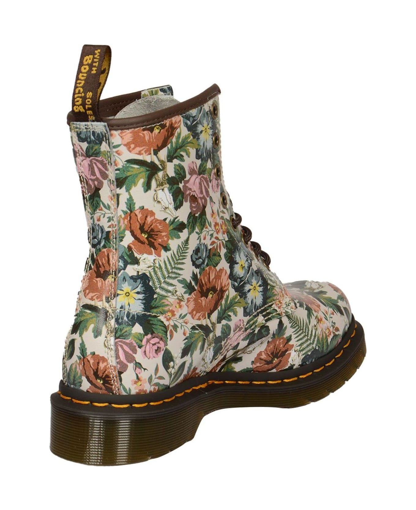 Dr. Martens Lace-up Boots - ENGLISH	GARDEN PRINT BACKHAND