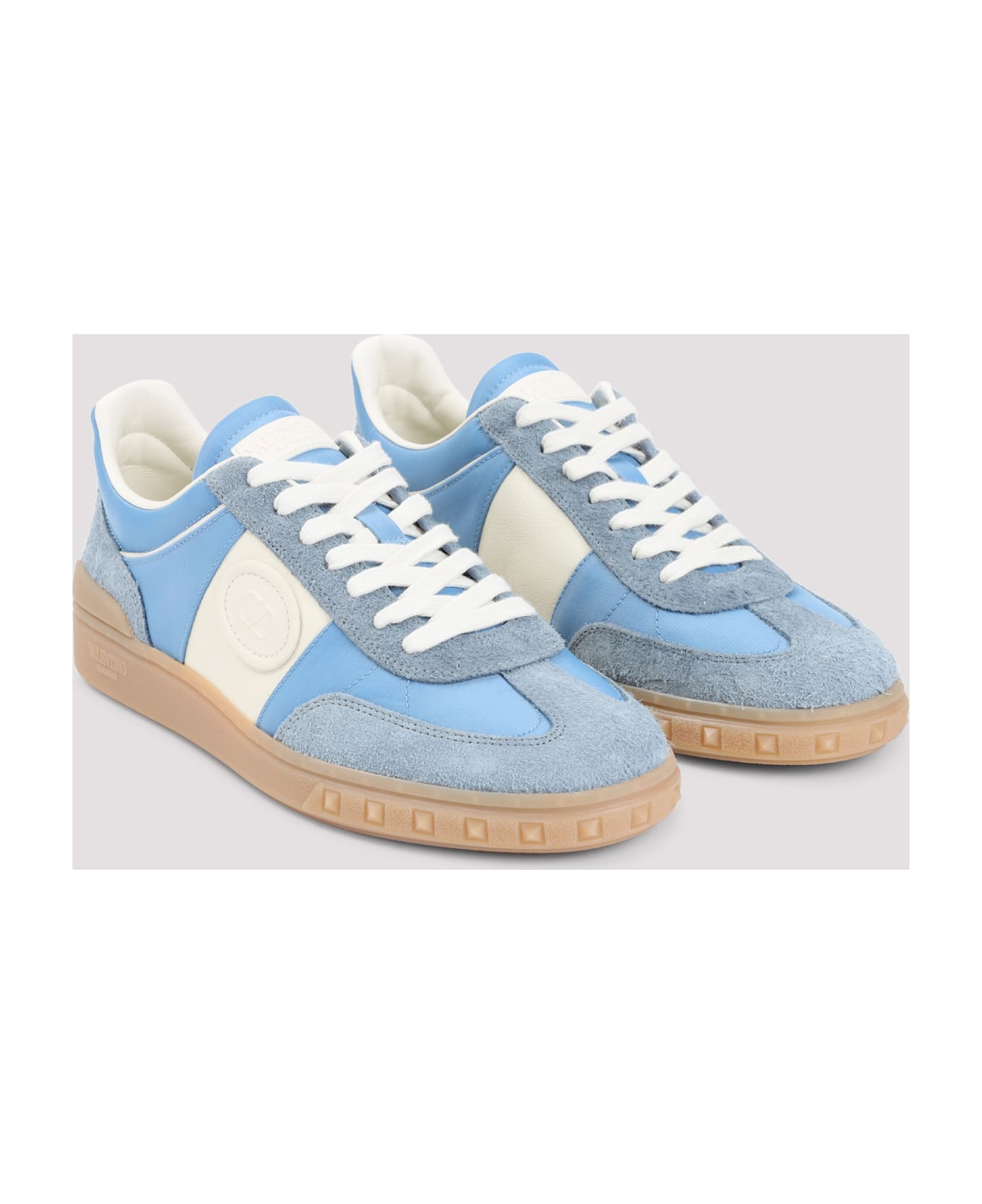 Valentino Garavani Upvillage Sneakers - Bqg Grey Angel Ivory Ivory Ivory Ambra