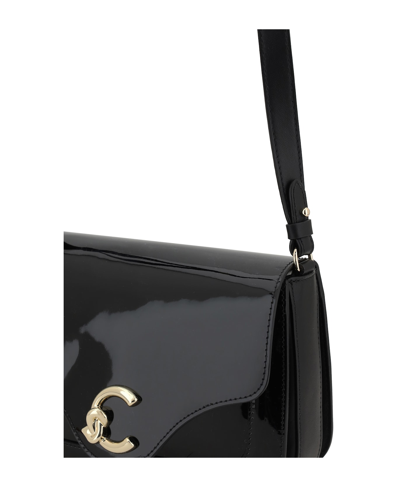 Coccinelle C-me Patent Shoulder Bag