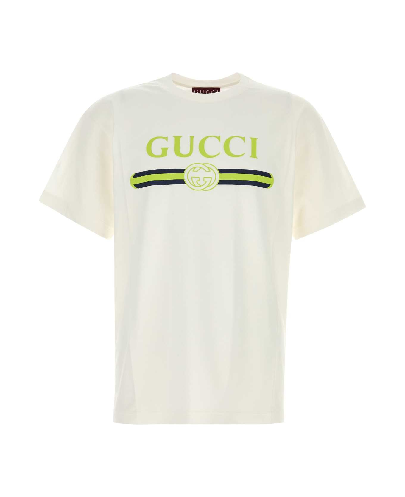 Gucci White Cotton Sweatshirt - WHITEMC