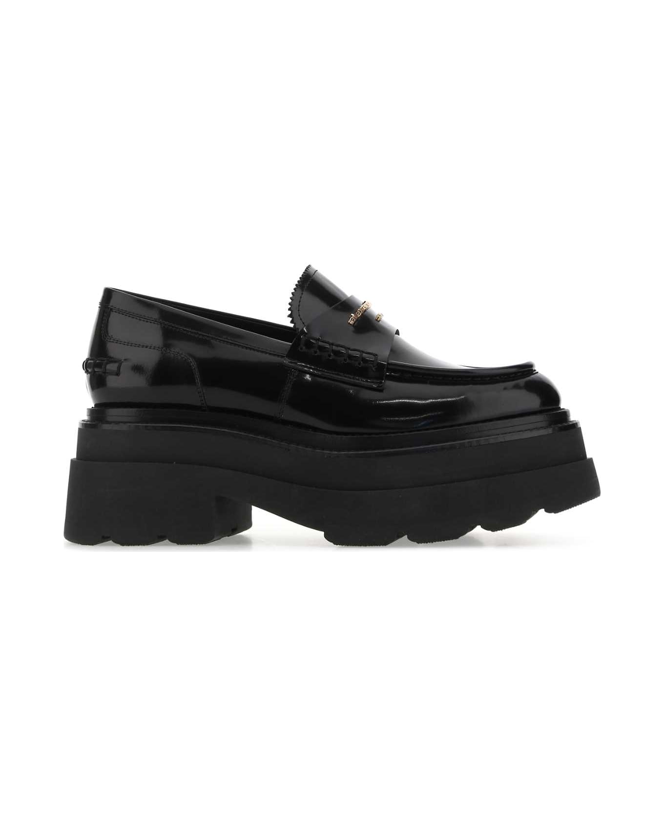 Alexander Wang Black Leather Carter Loafers - 001