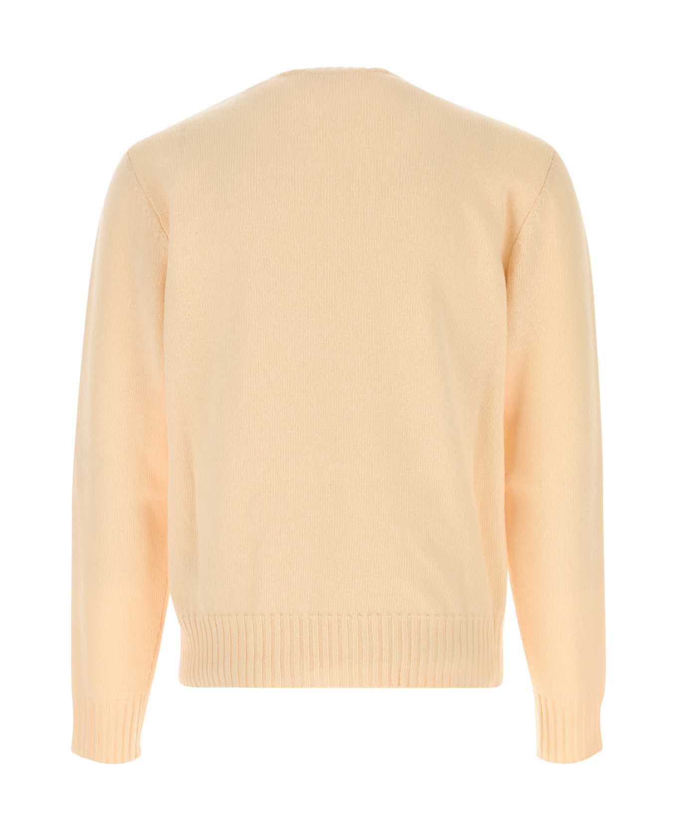 Valentino Garavani Cream Wool Sweater - White