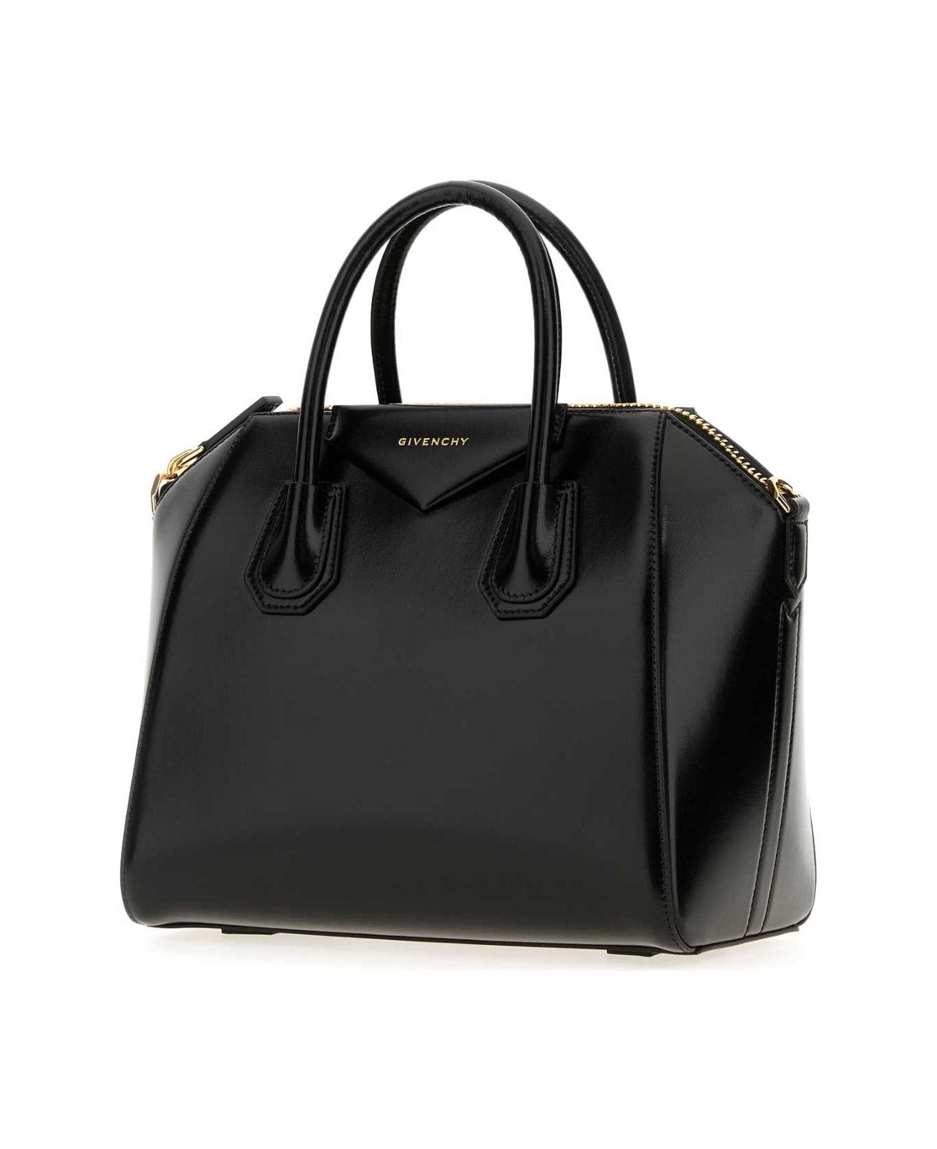Givenchy Black Leather Small Antigona Handbag - BLACK