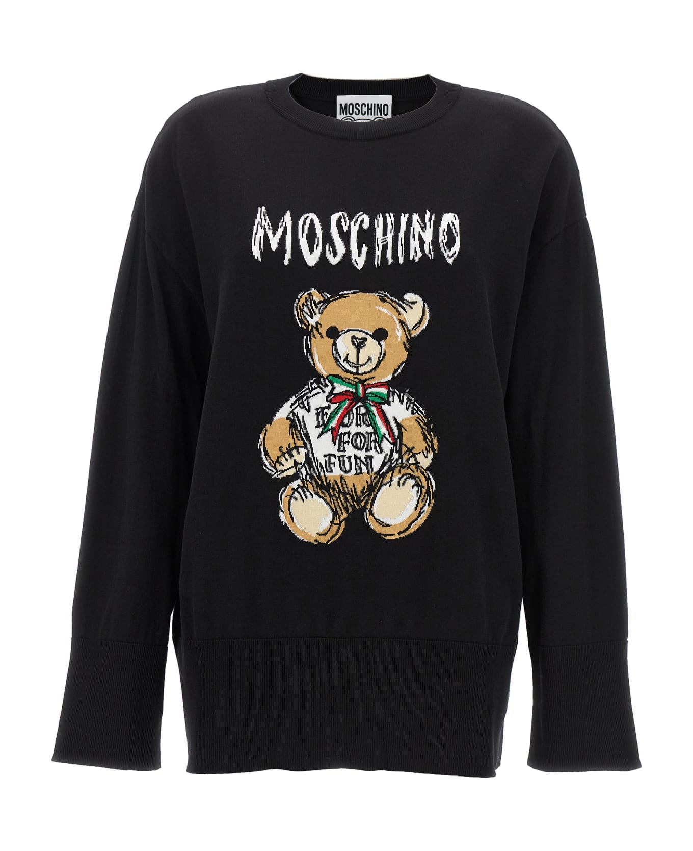 Moschino 'teddy Bear' Sweater - Black  
