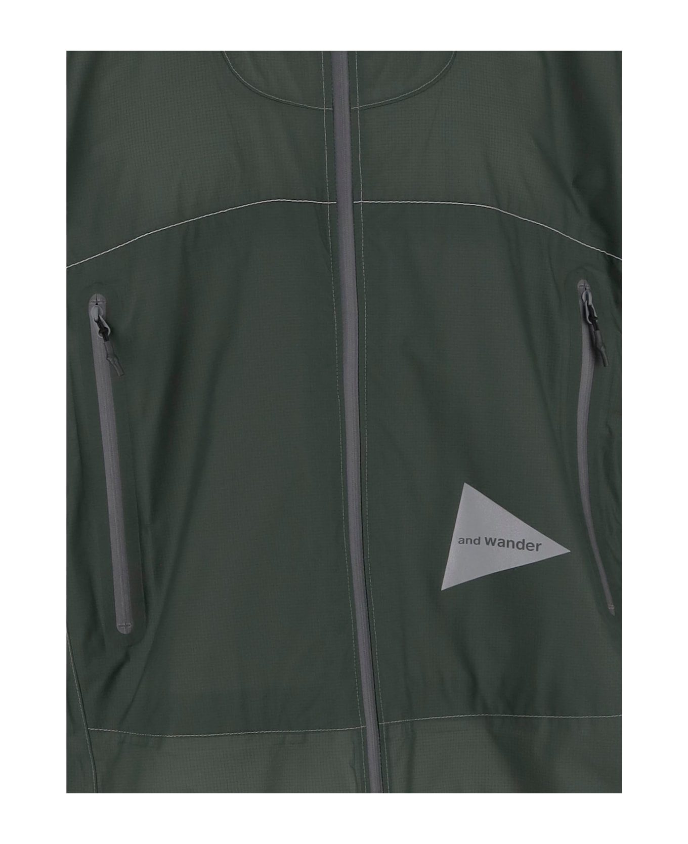 And Wander 3l Ul Rain Jacket - Green
