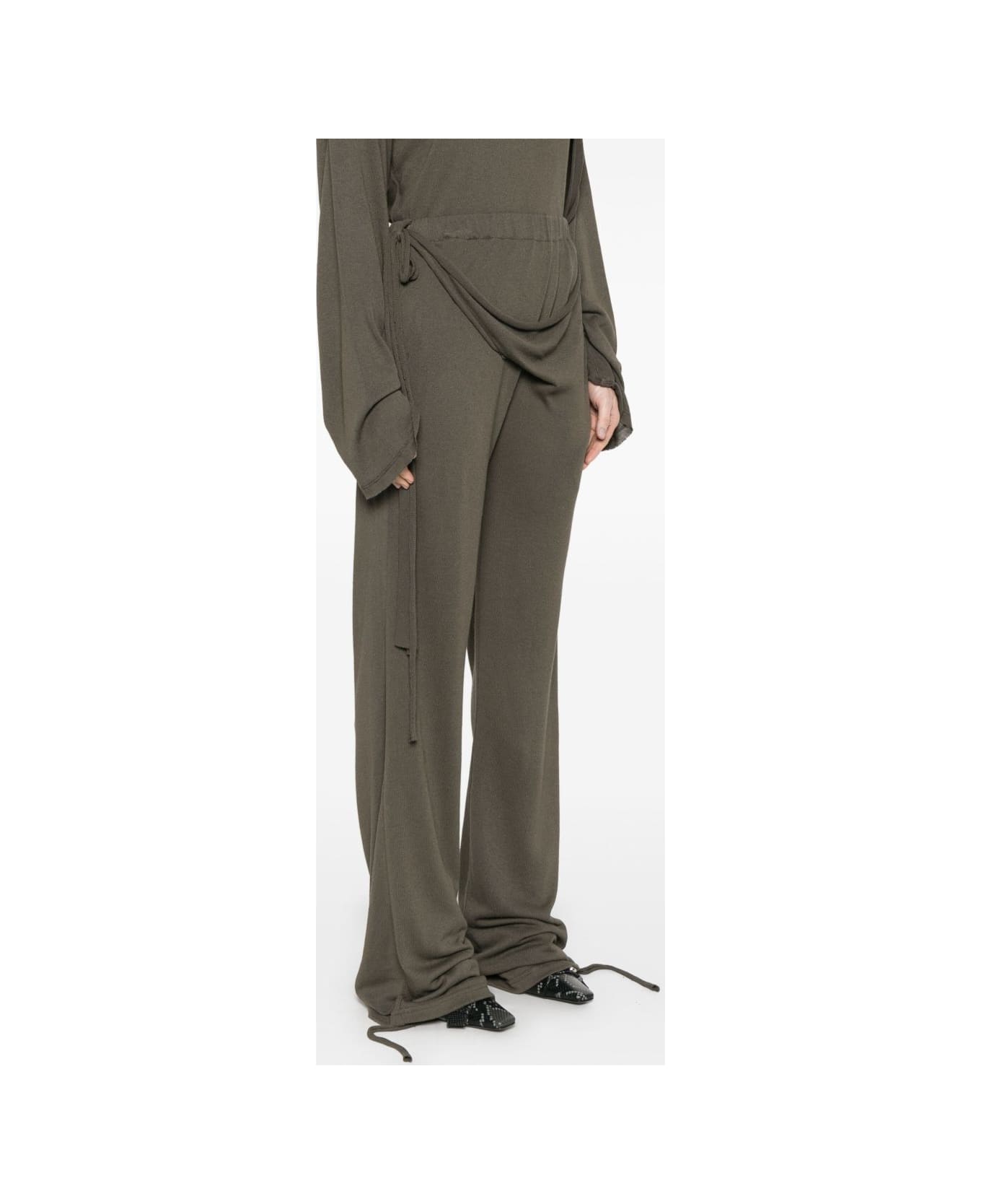 Ottolinger Linen Blend Trousers - Green