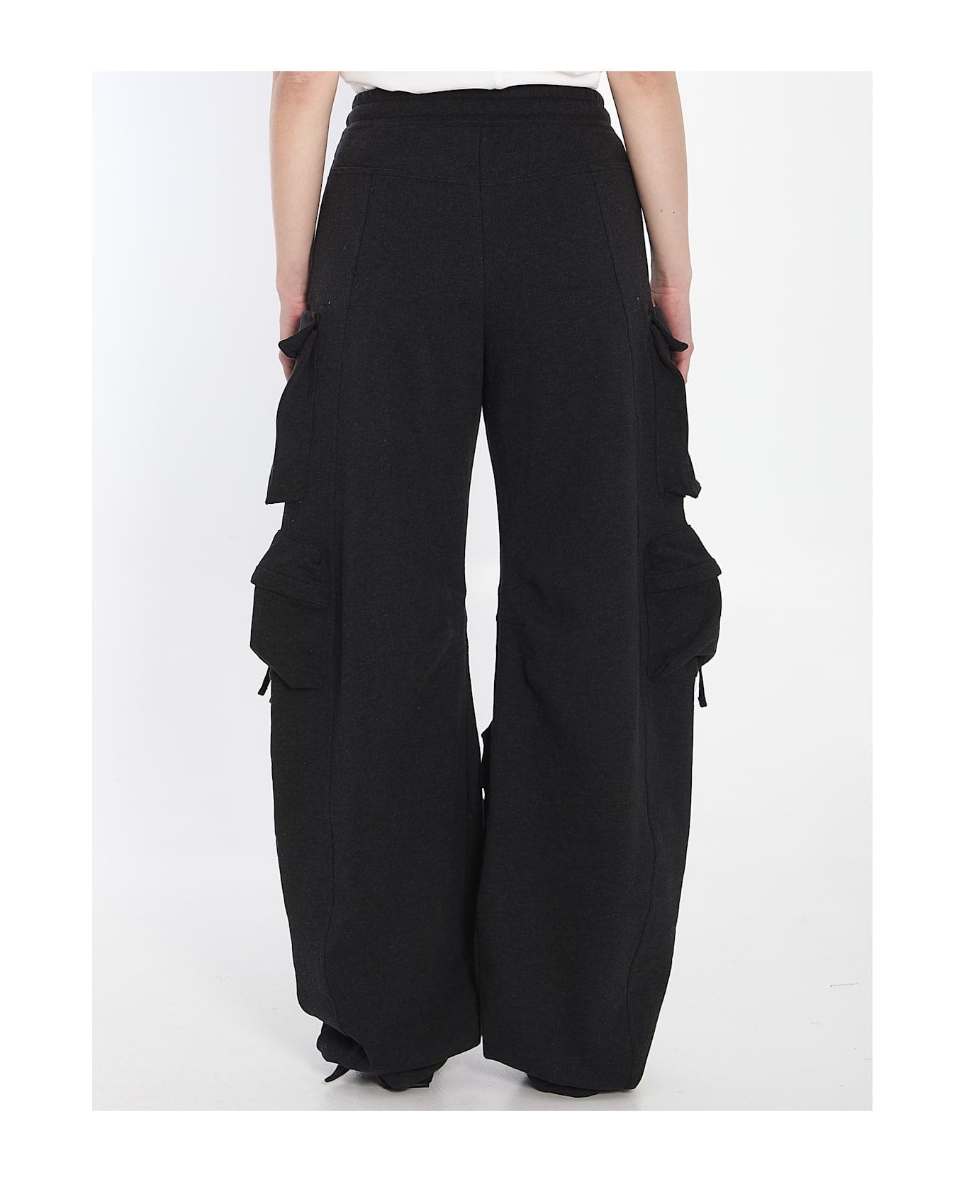 The Attico Black Fade Fern Trousers - BLACK