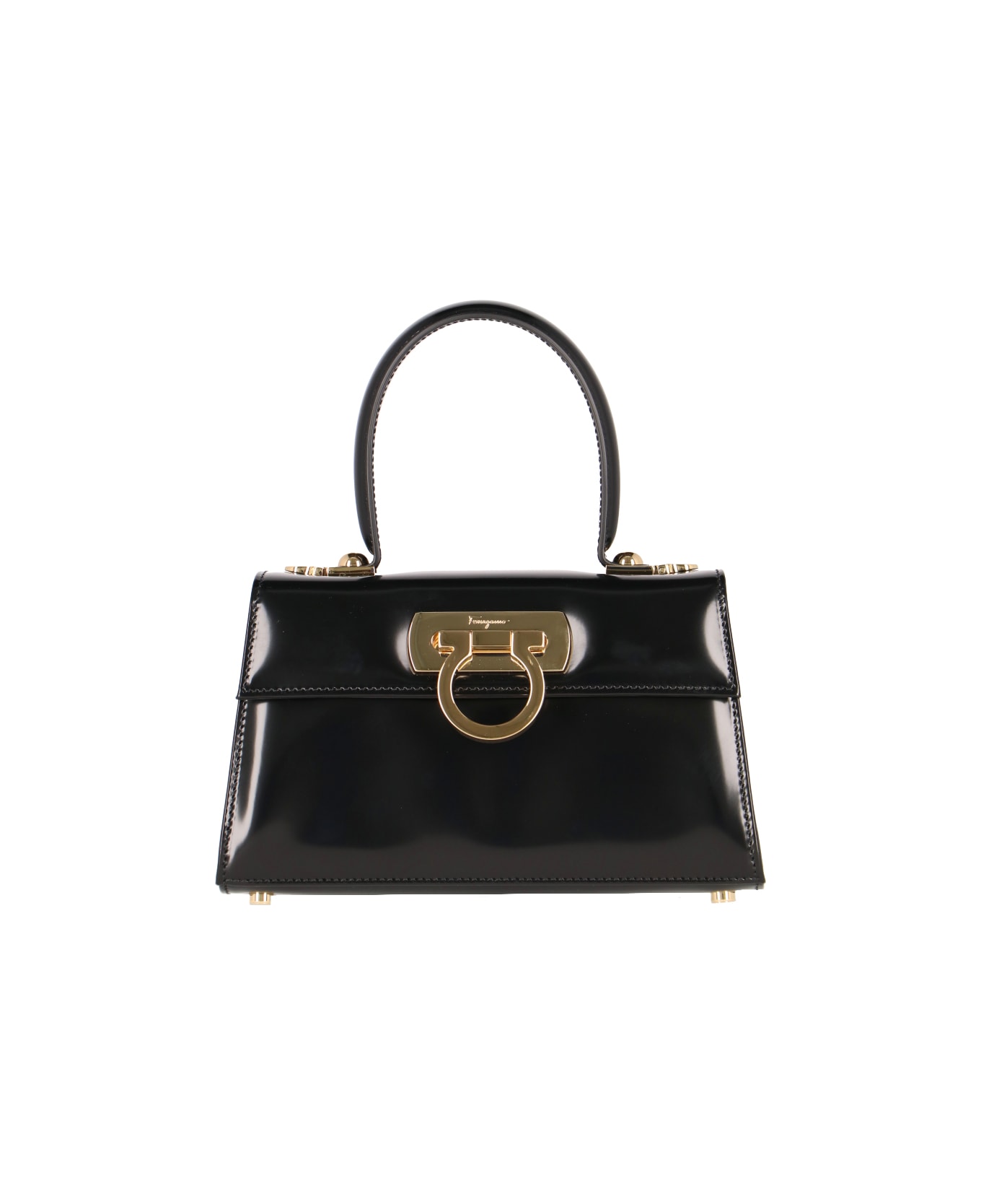 Ferragamo "iconic" Handbag - Black  