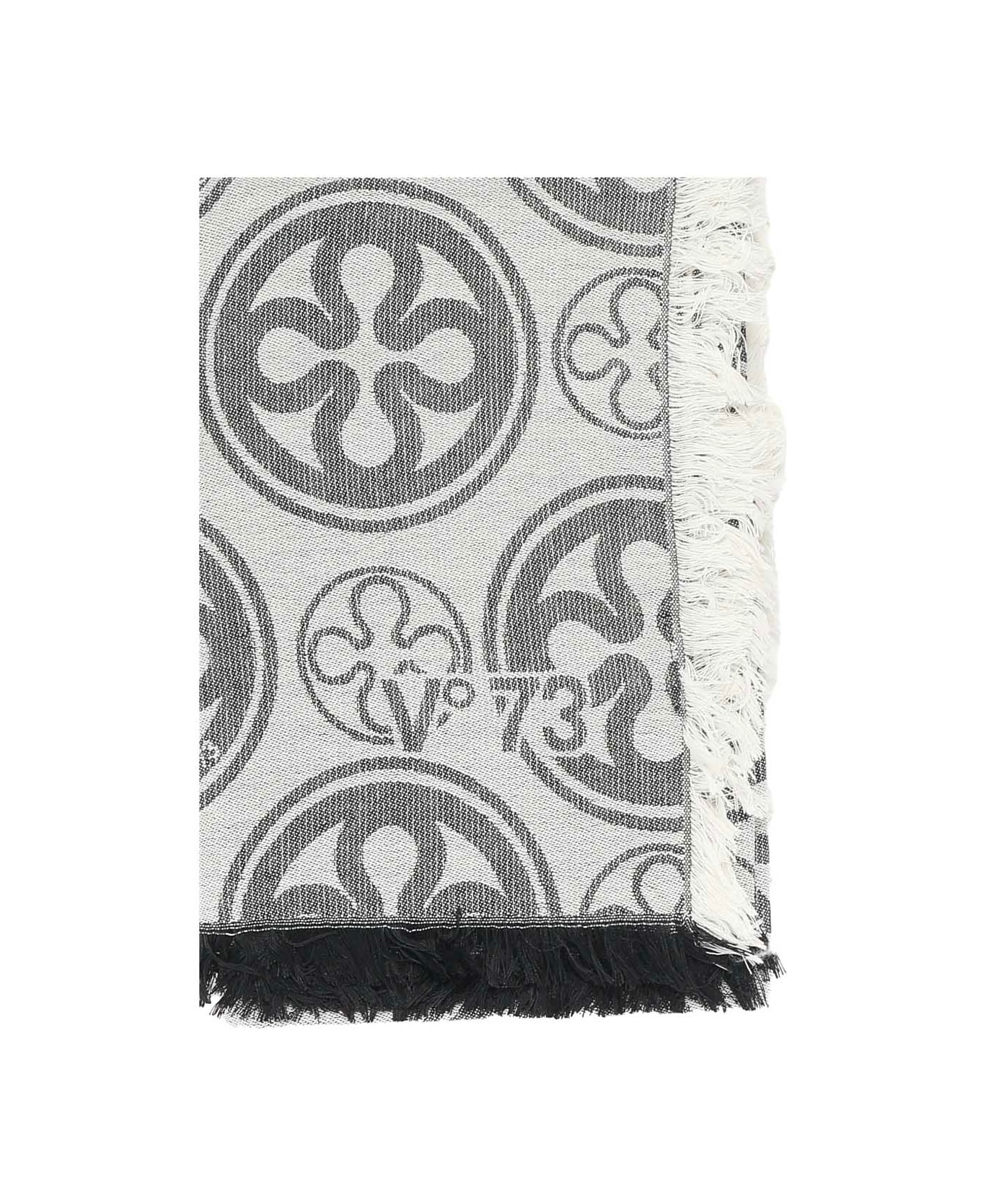 V73 Jacquard Caroline Scarf - Black