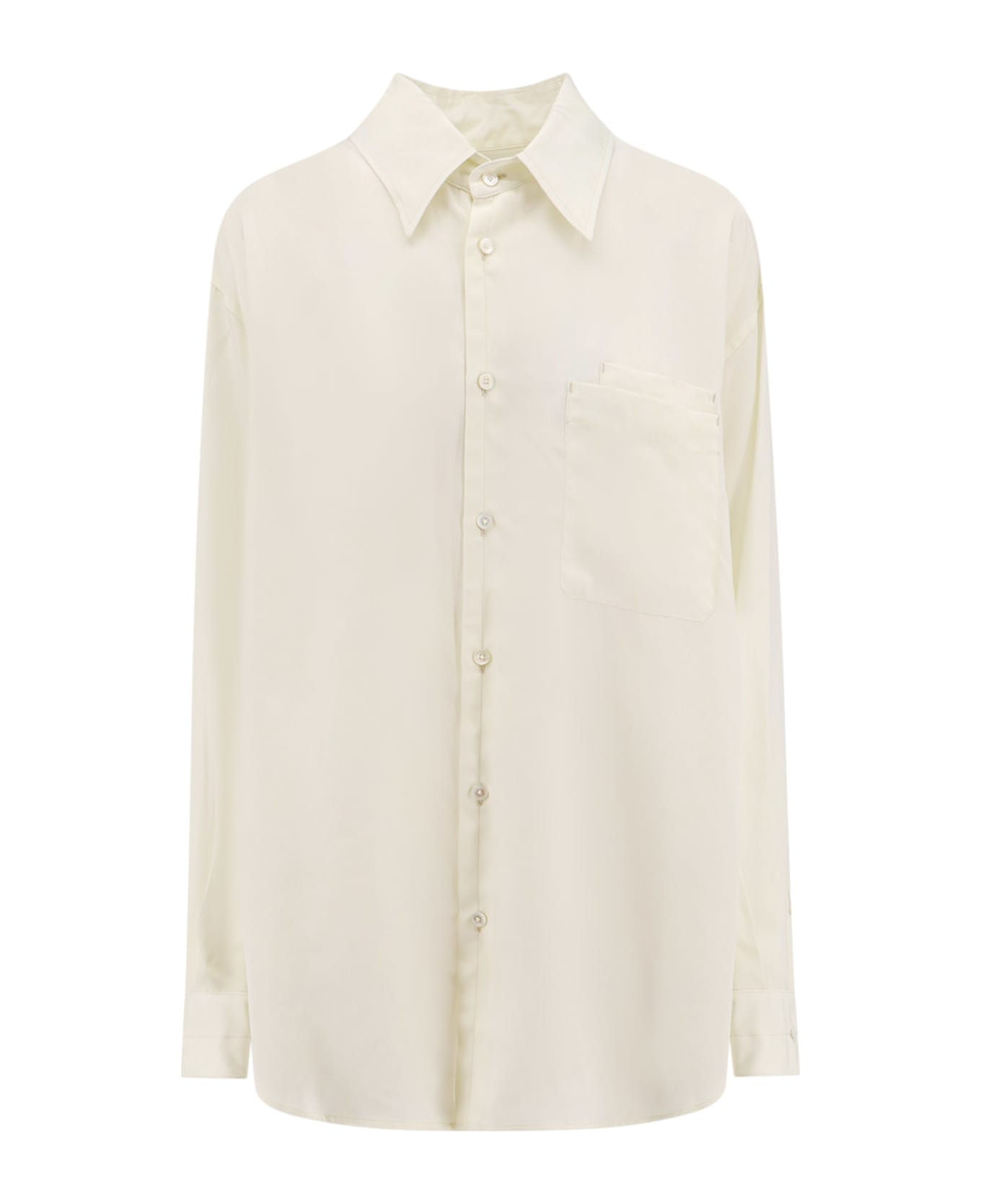 Lemaire Shirt - WHITE ASPARAGUS