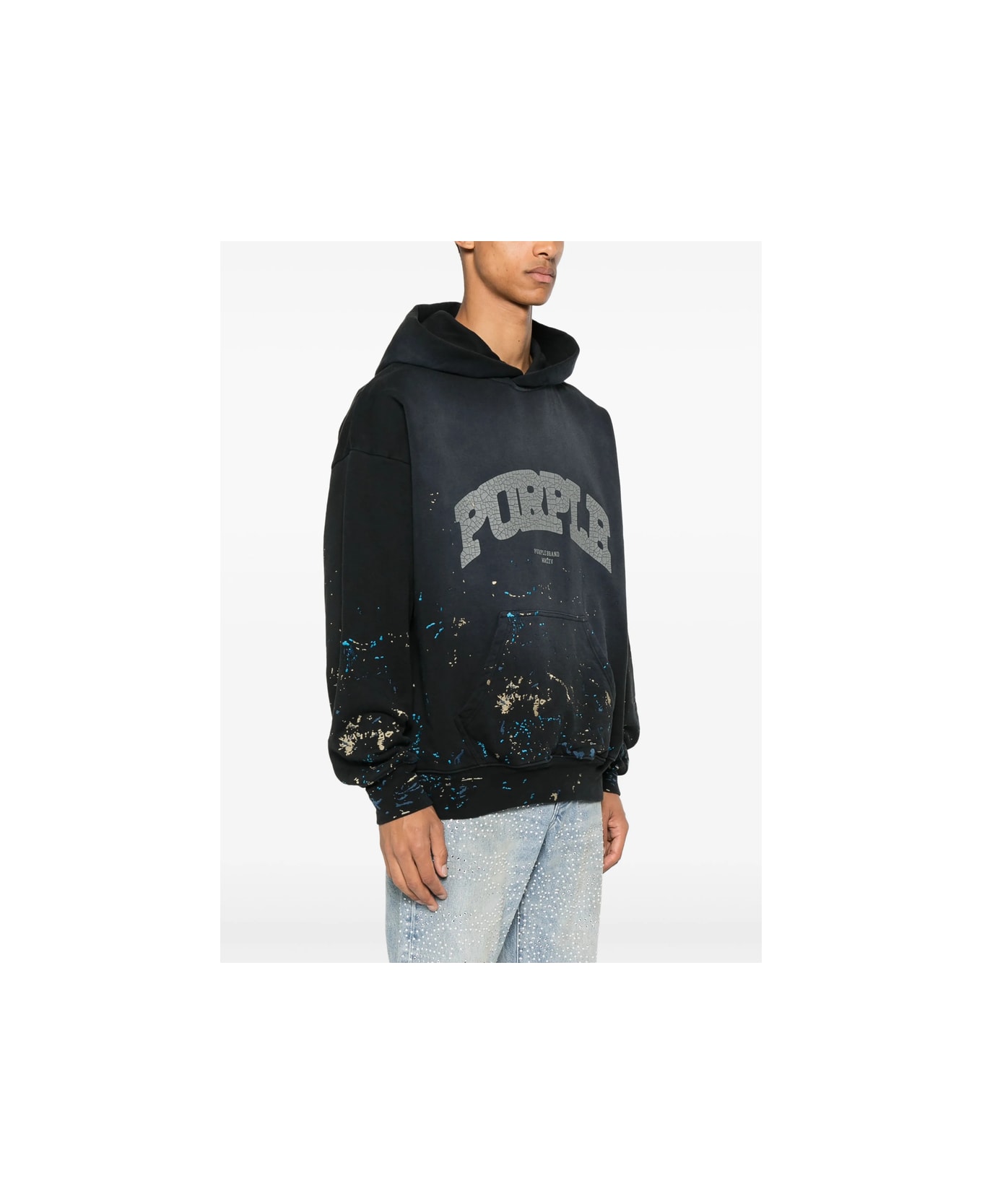 Purple Brand Sweatshirt - BLACK