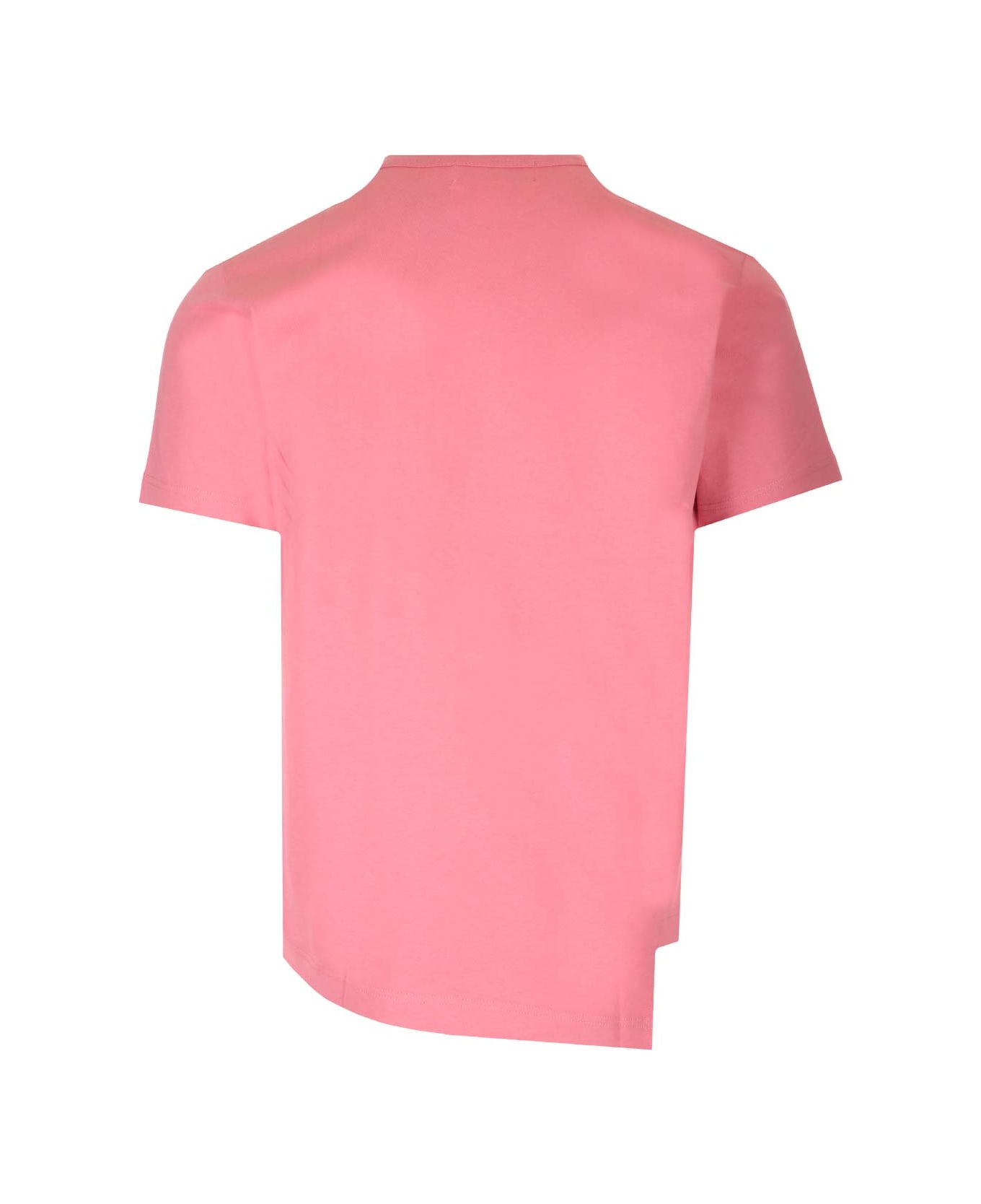 Comme des Garçons Pink Asymmetric T-shirt For La Coste - PINK
