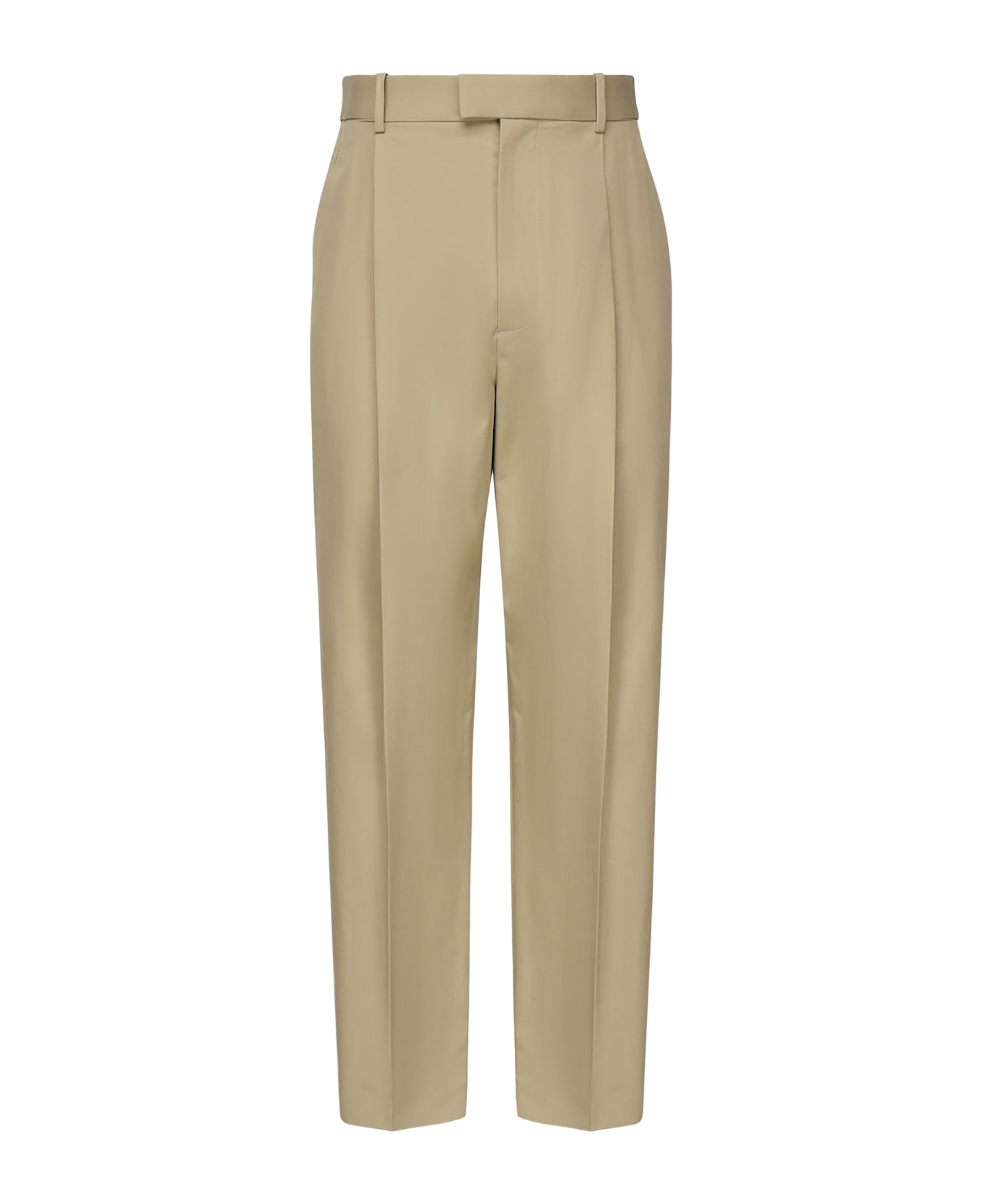 Bottega Veneta Lightweight Cotton Twill Trousers - FLINT