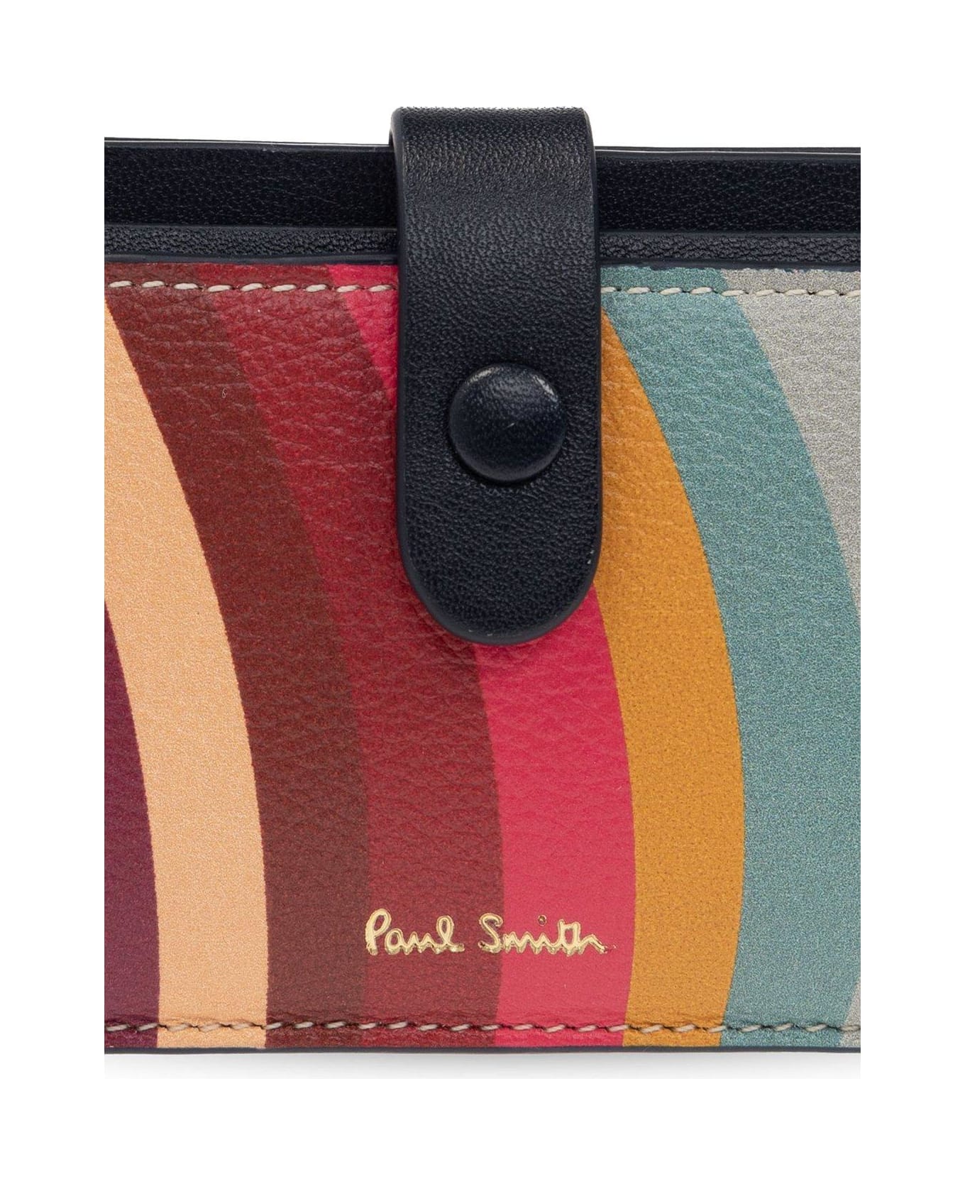 Paul Smith Leather Card Case - MULTICOLOUR