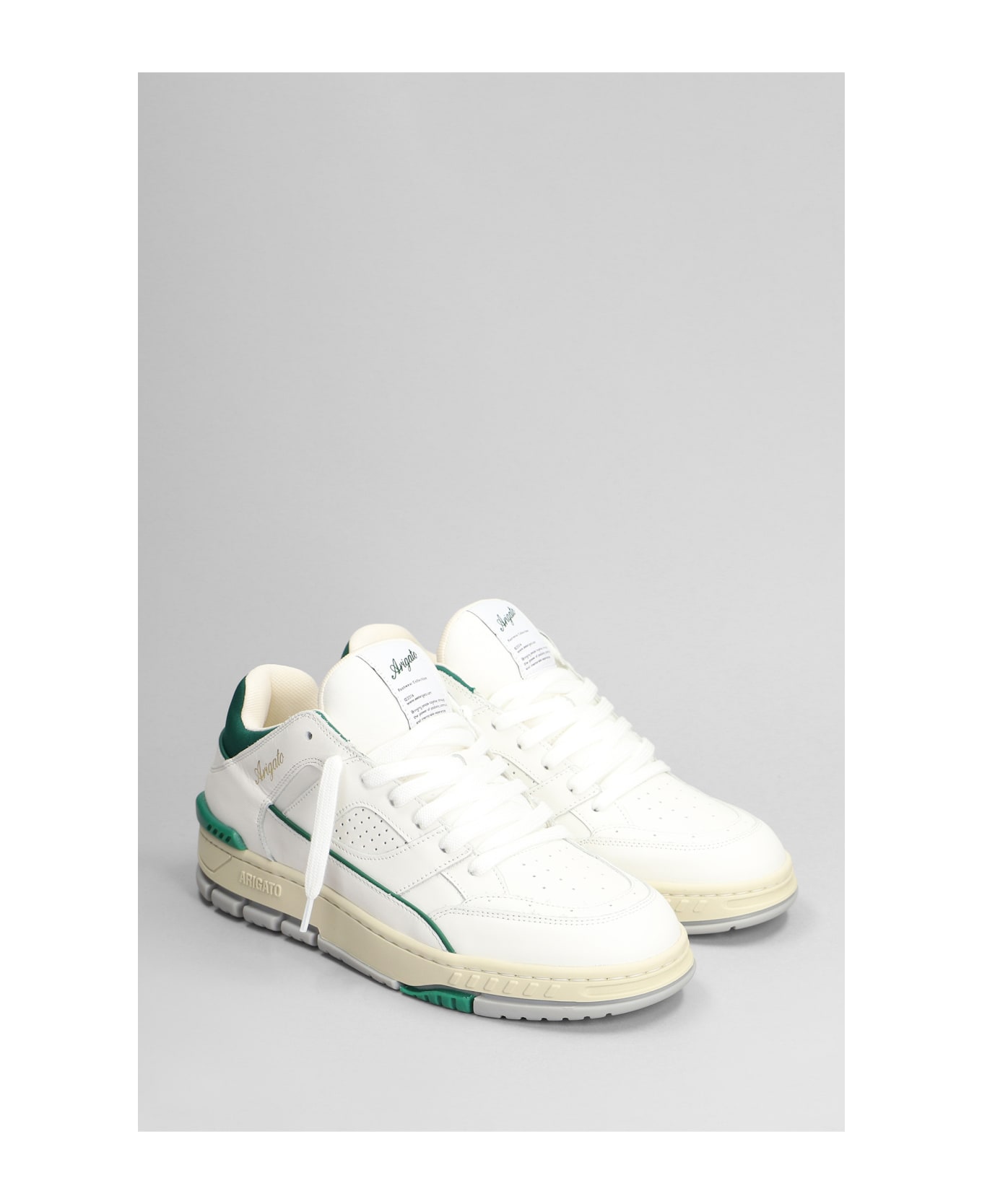 Axel Arigato Area Lo Sneaker Sneakers In White Leather - white スニーカー