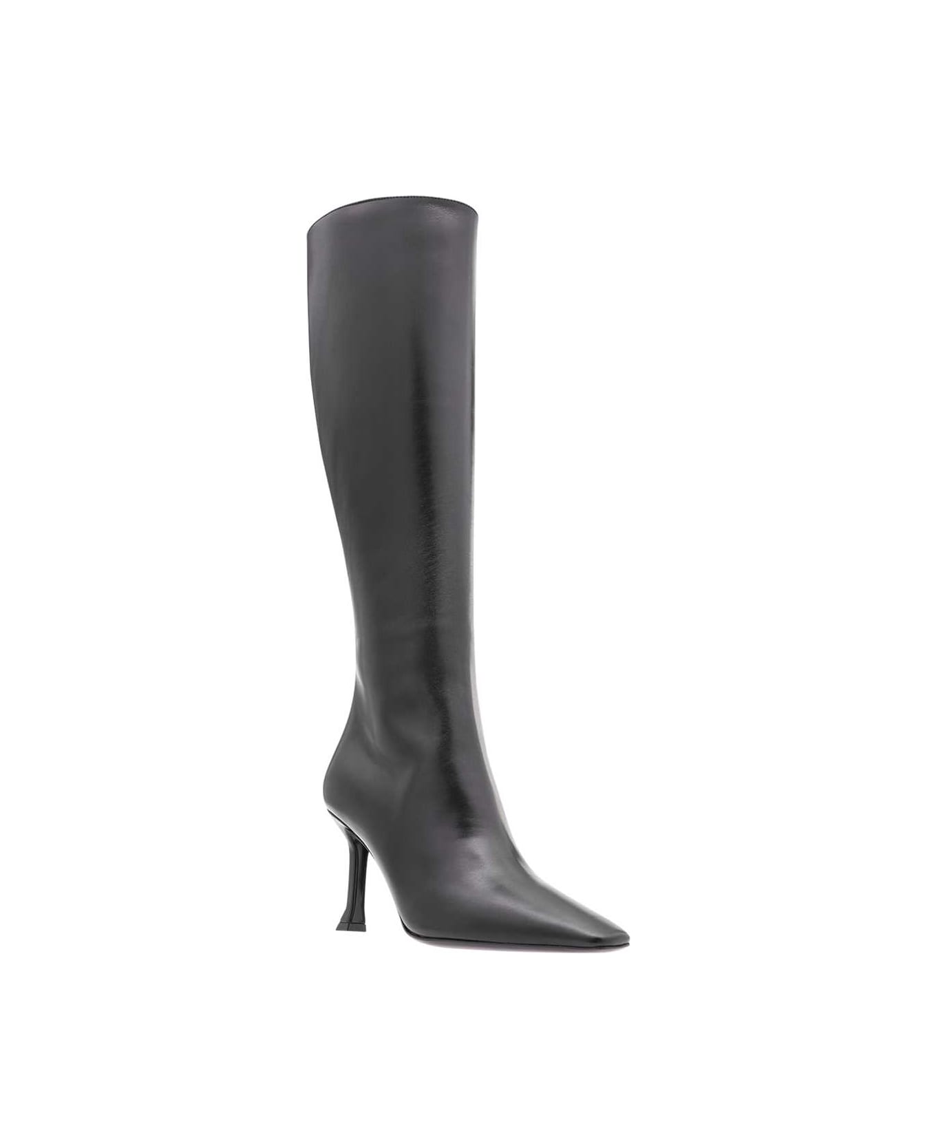 Ferragamo Leather Boots - black
