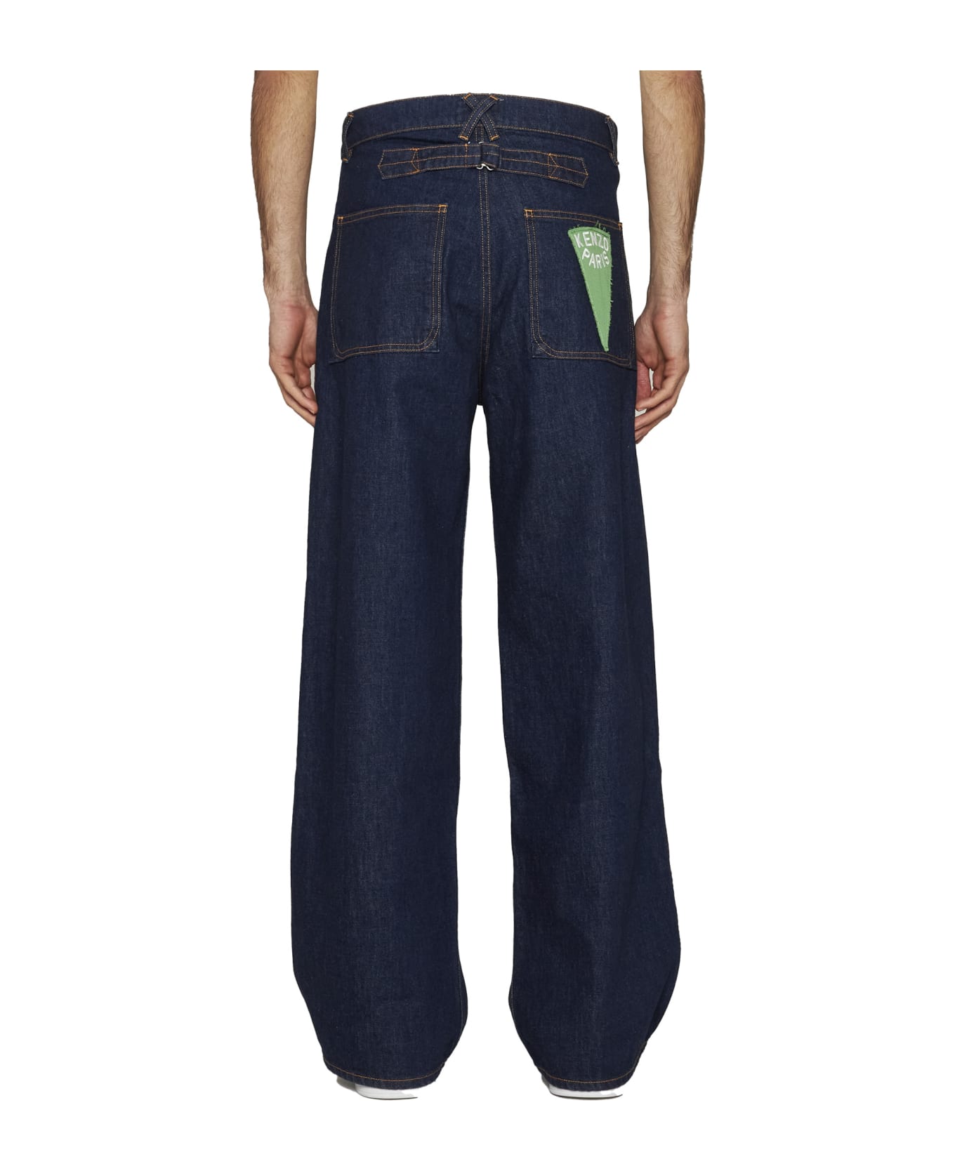 Kenzo Loose Fit Jeans - Rinse blue