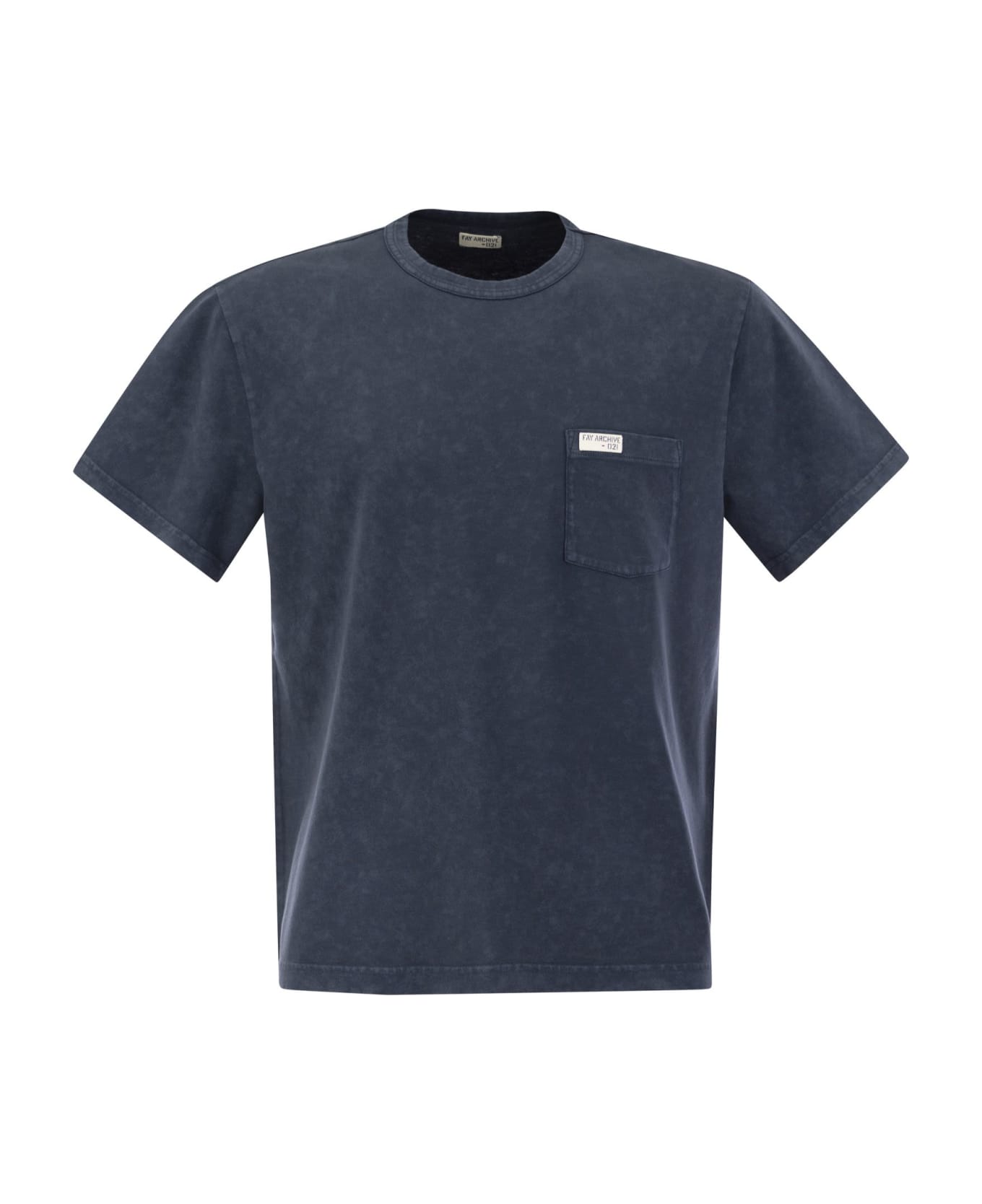 Fay T-shirt Archive - Blue