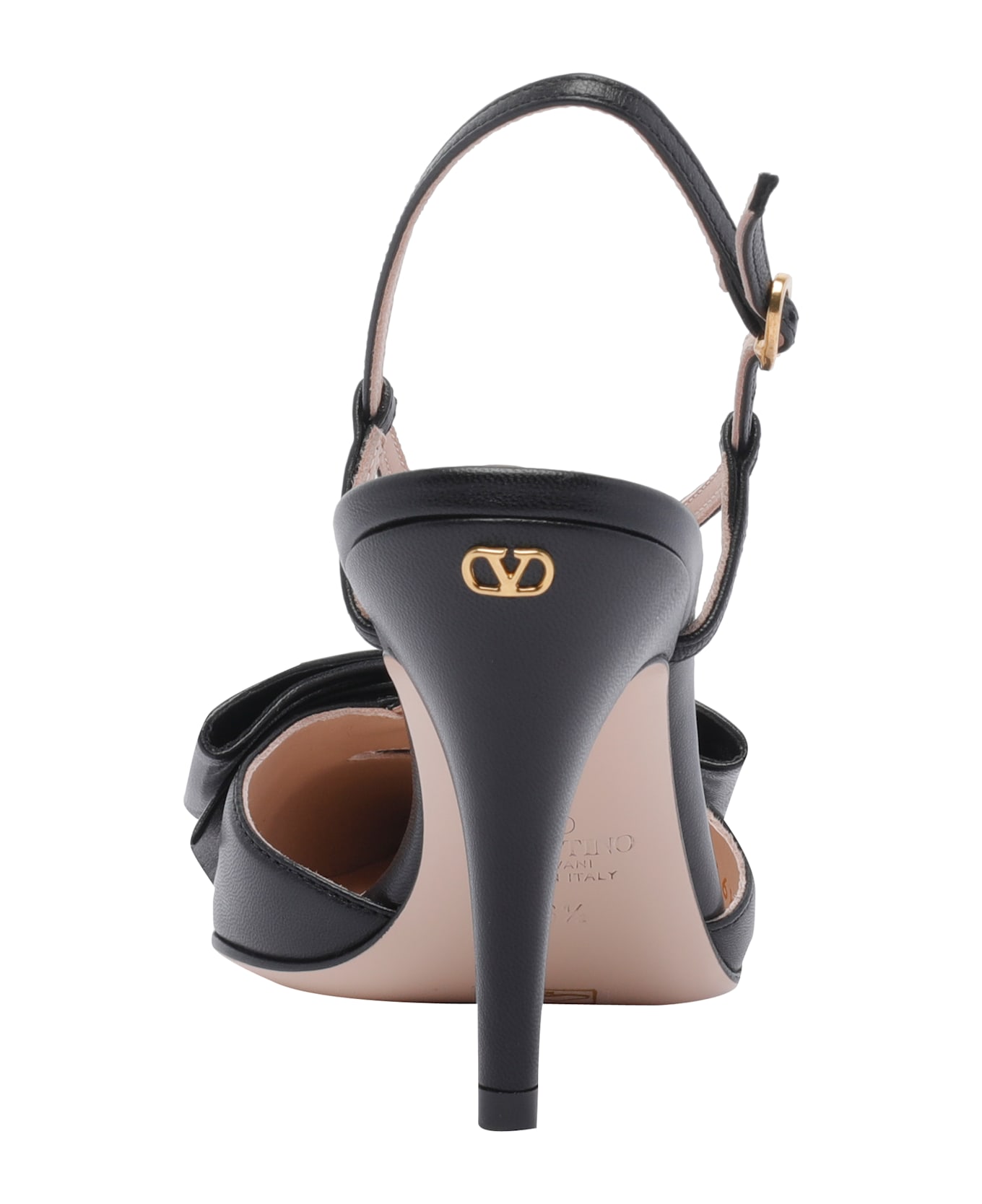 Valentino Garavani Bowbow Slingback - Black