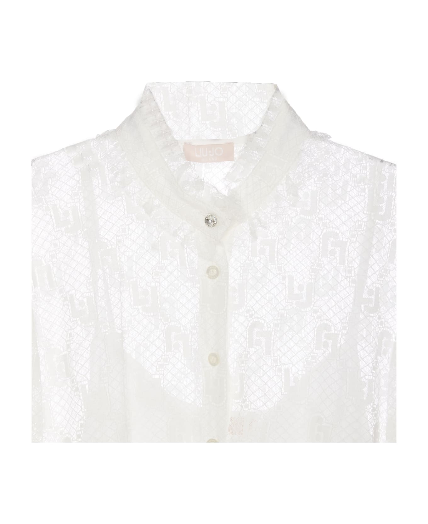 Liu-Jo Monogram Shirt - White