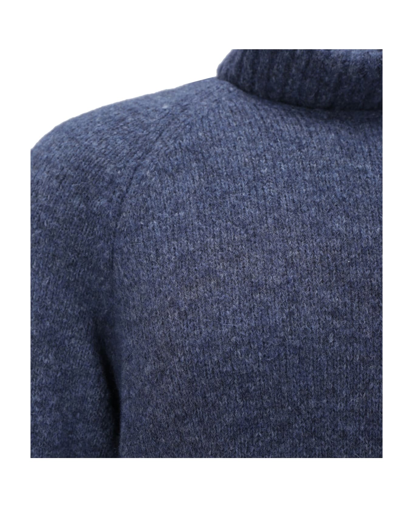 Brunello Cucinelli Turtleneck Sweater - Blue