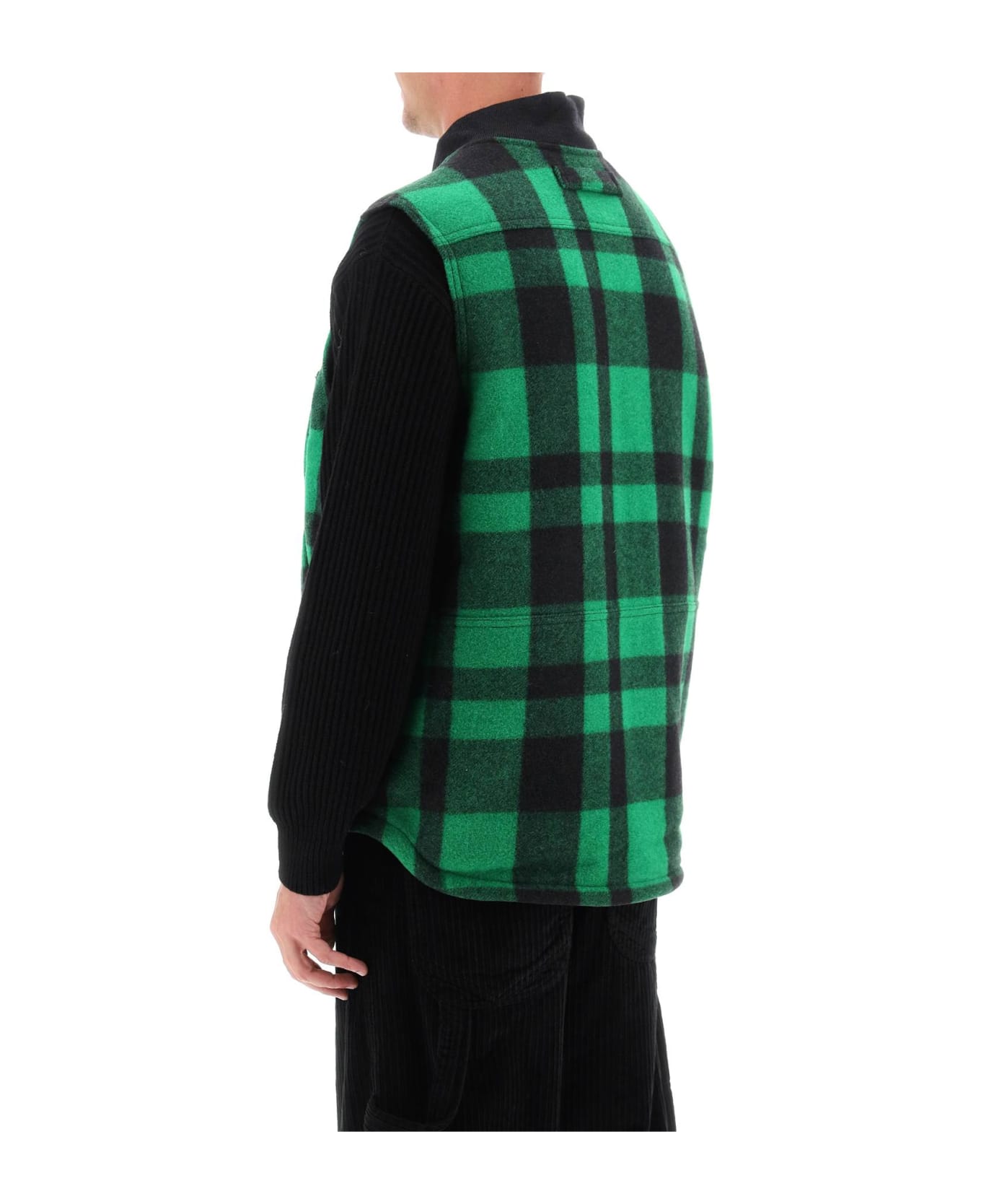 Filson Mackinaw Wool Vest - ACID GREEN BLACK (Green) ベスト
