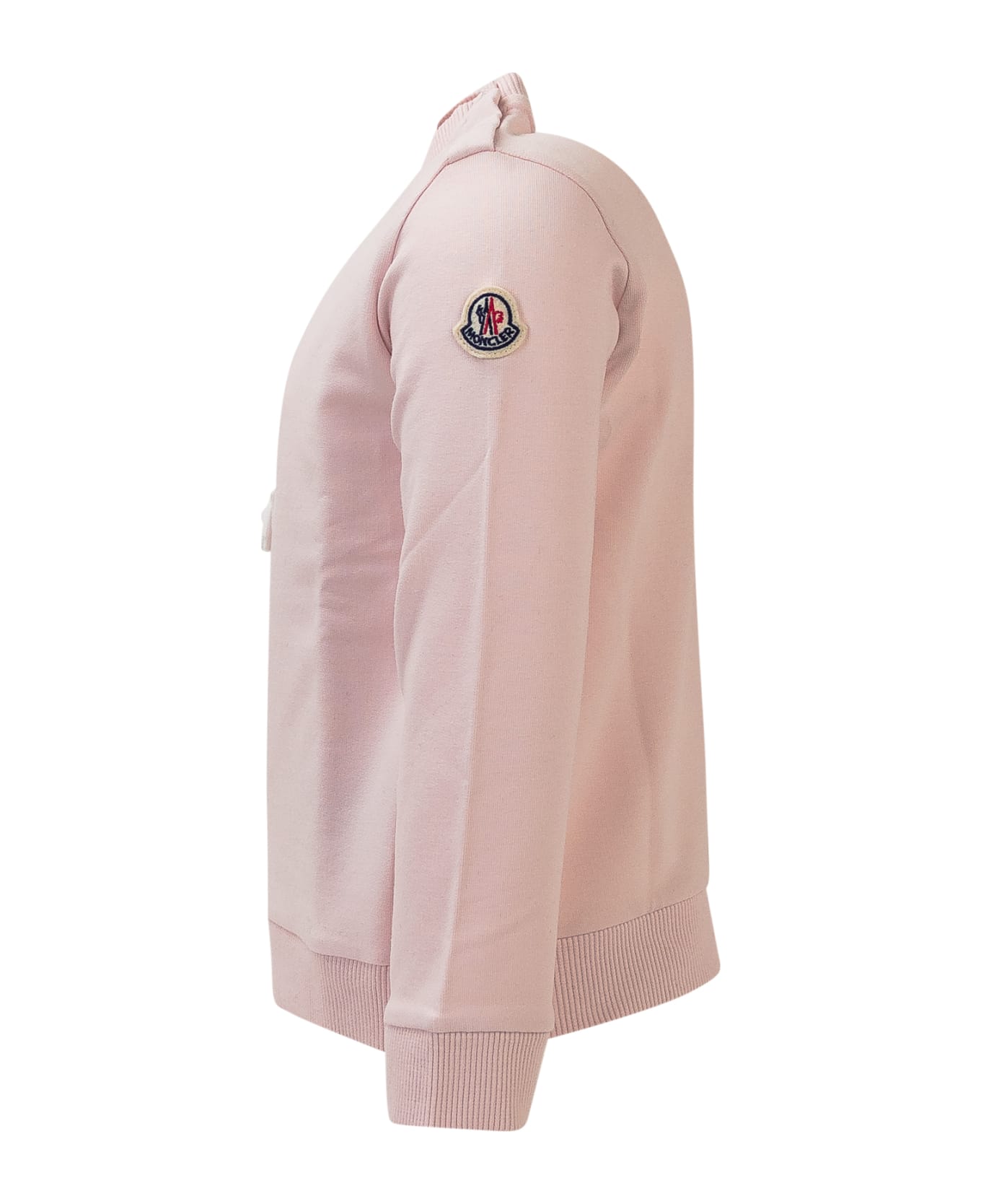 Moncler Sweatshirt And Pant Suit - BIANCO ROSA