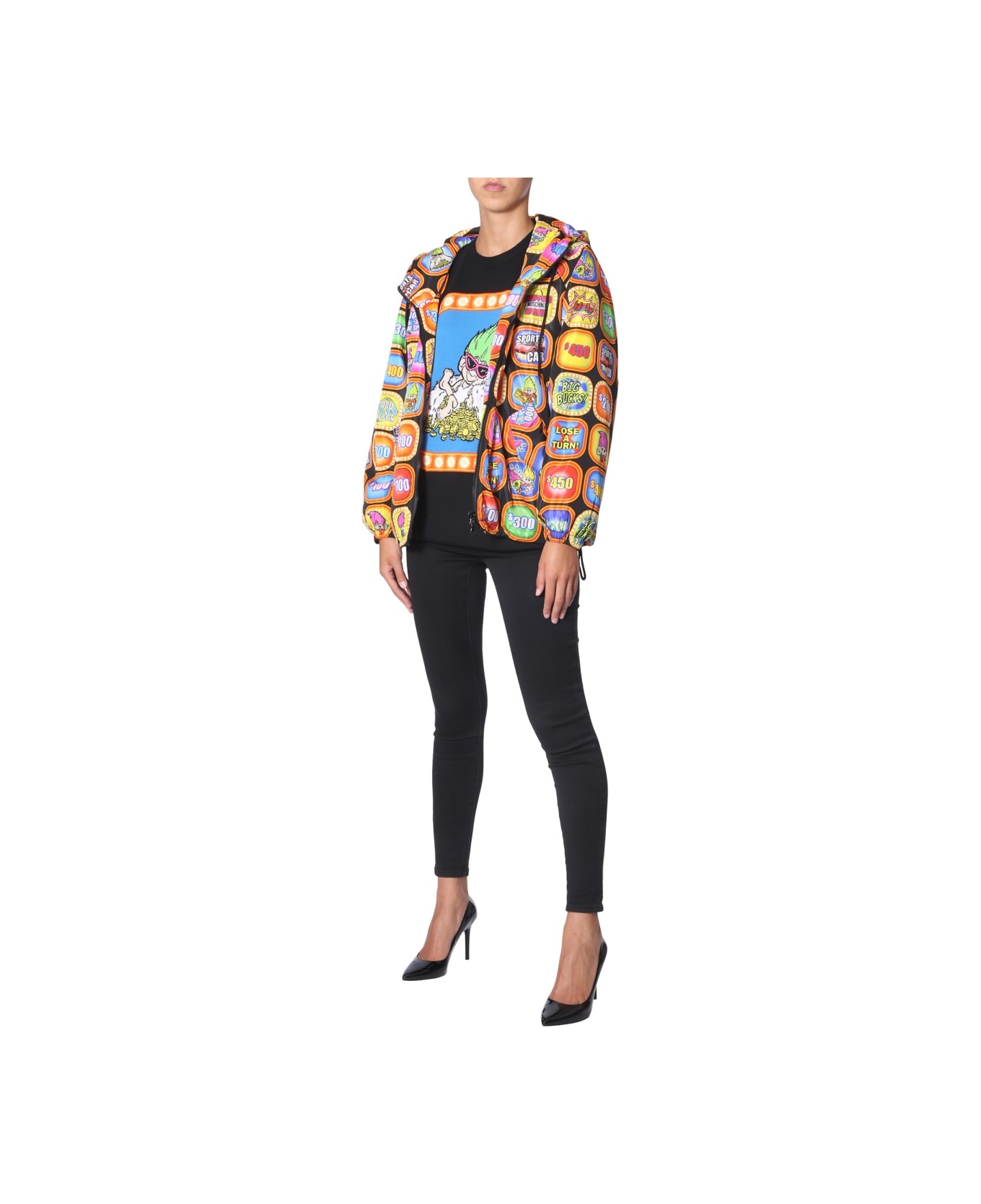 Moschino Hooded Jacket - MULTICOLOUR