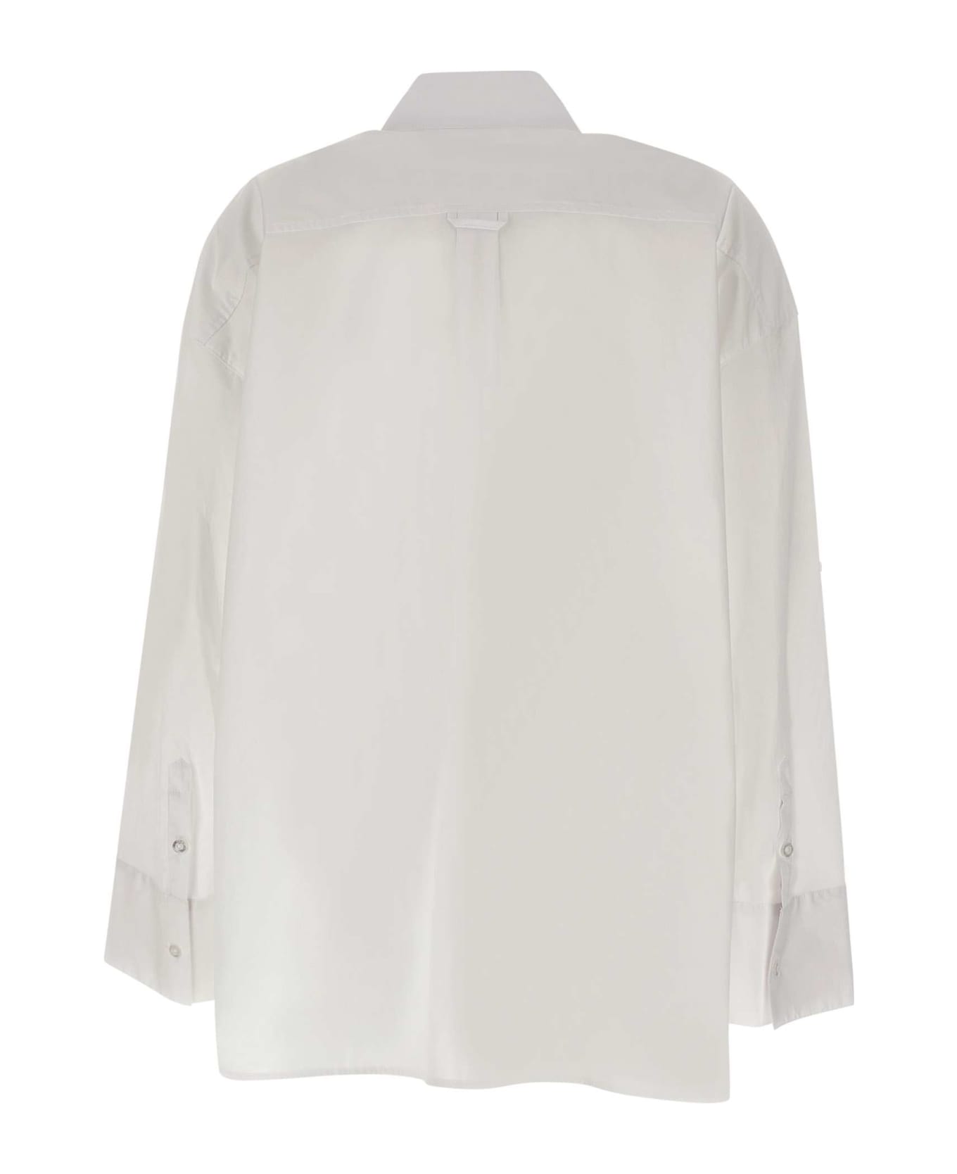 REMAIN Birger Christensen Cotton Shirt - WHITE