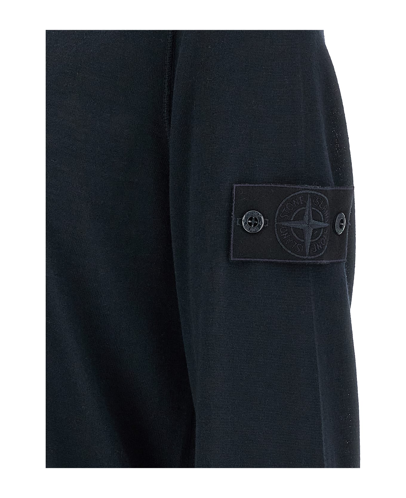 Stone Island Wool Polo Shirt - Blue