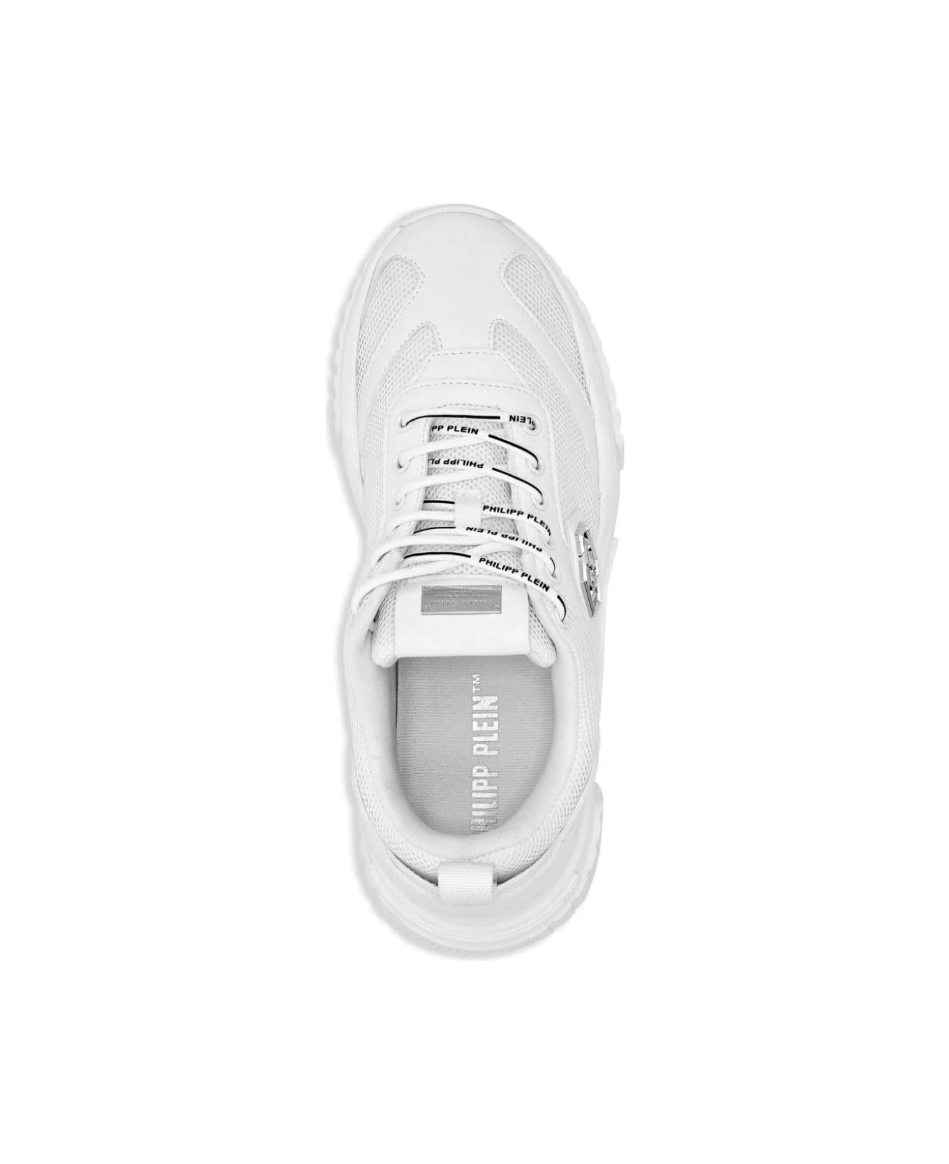 Philipp Plein White Predator Sneakers - White