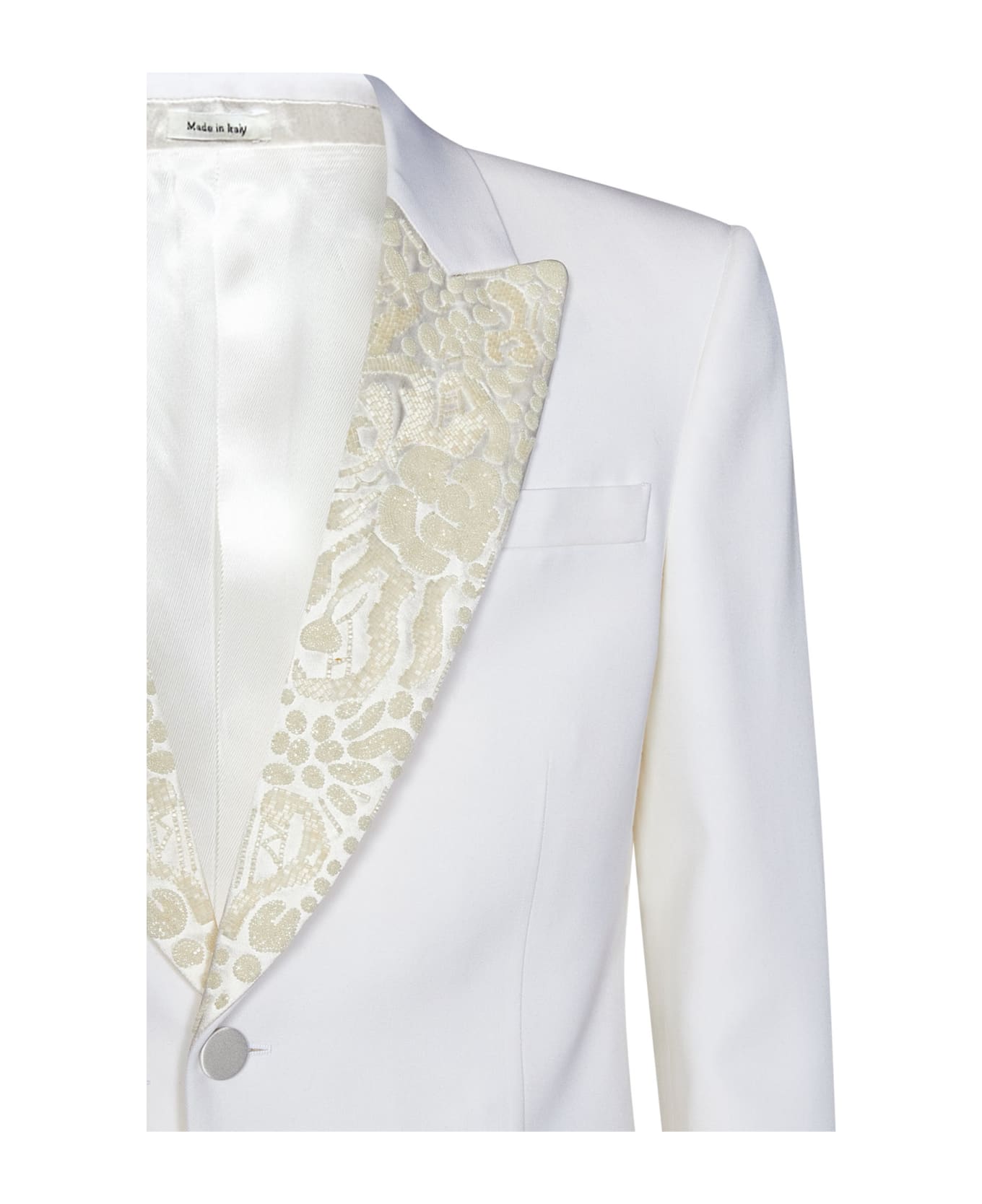 Alexander McQueen Blazer - White スーツ
