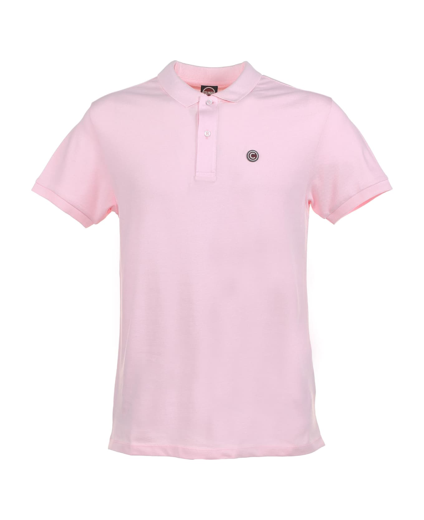 Colmar Cotton Polo Shirt With Logo - ROSA ポロシャツ