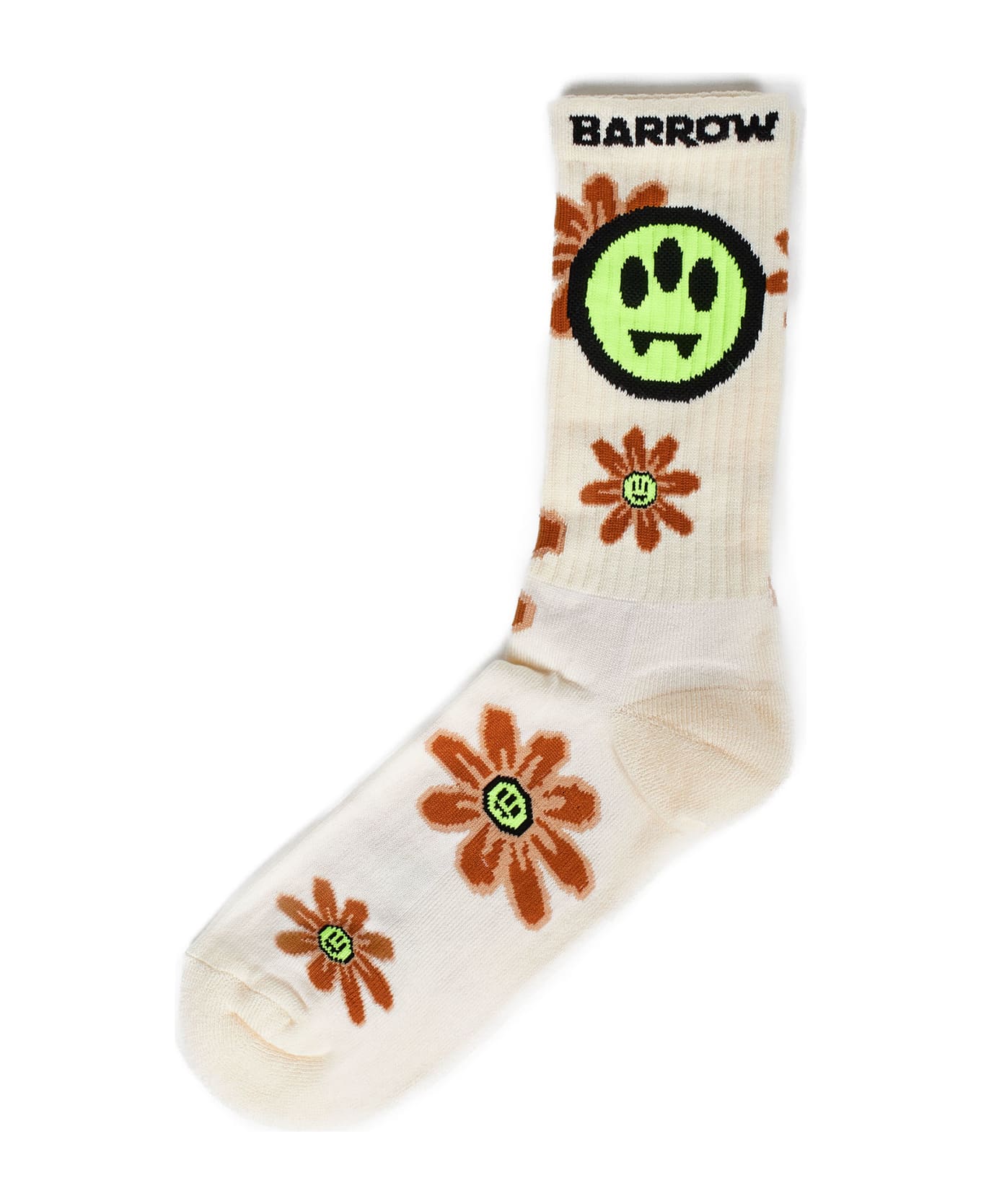 Barrow Socks - White, pink