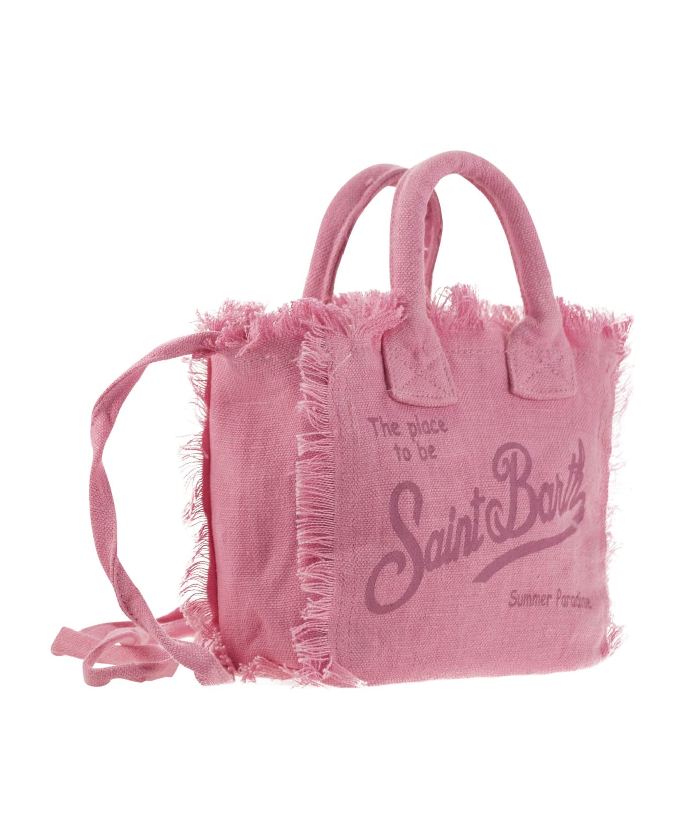 MC2 Saint Barth Linen Mini Vanity Bag - Pink