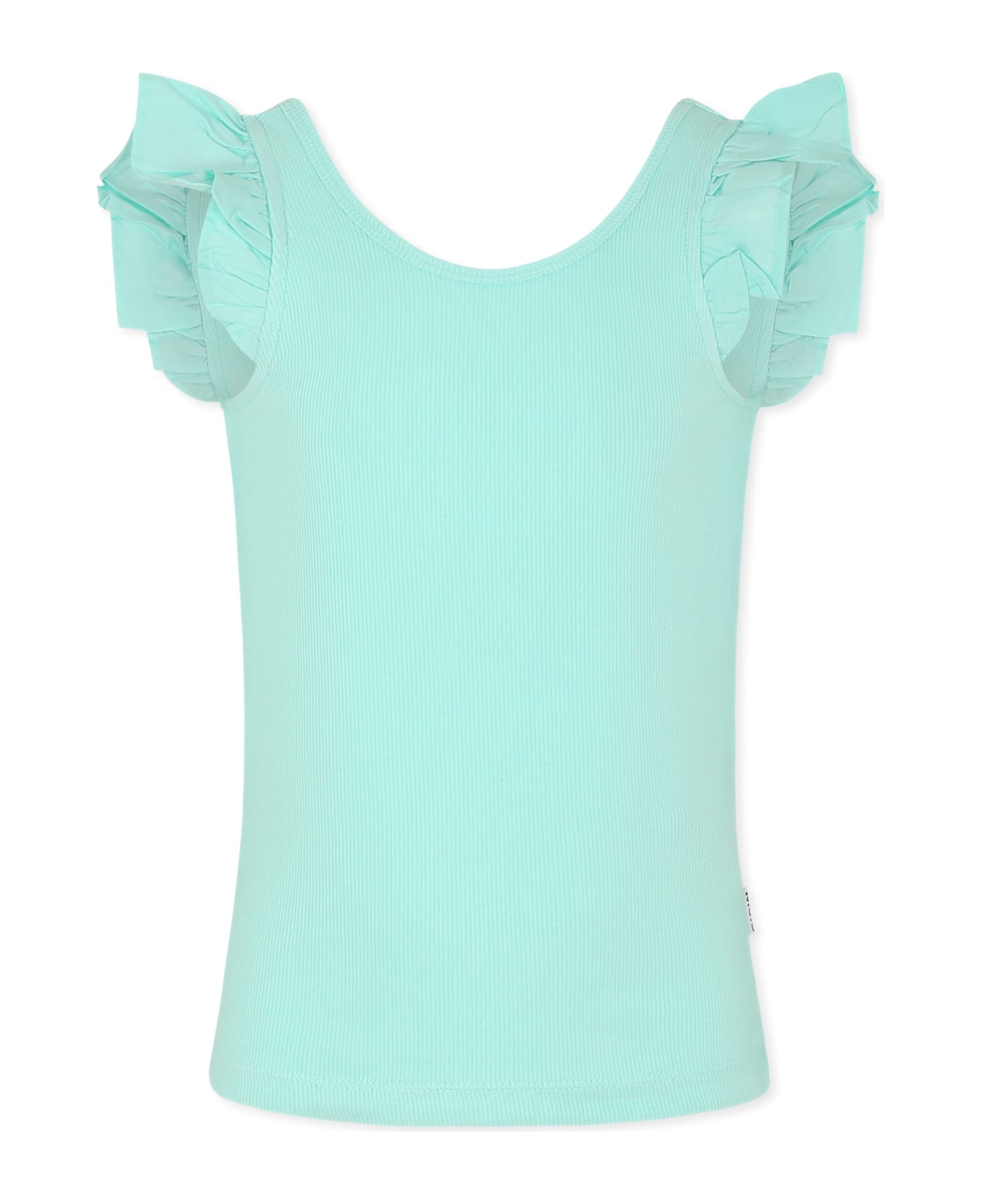 Molo Green Tank Top For Girl - Green