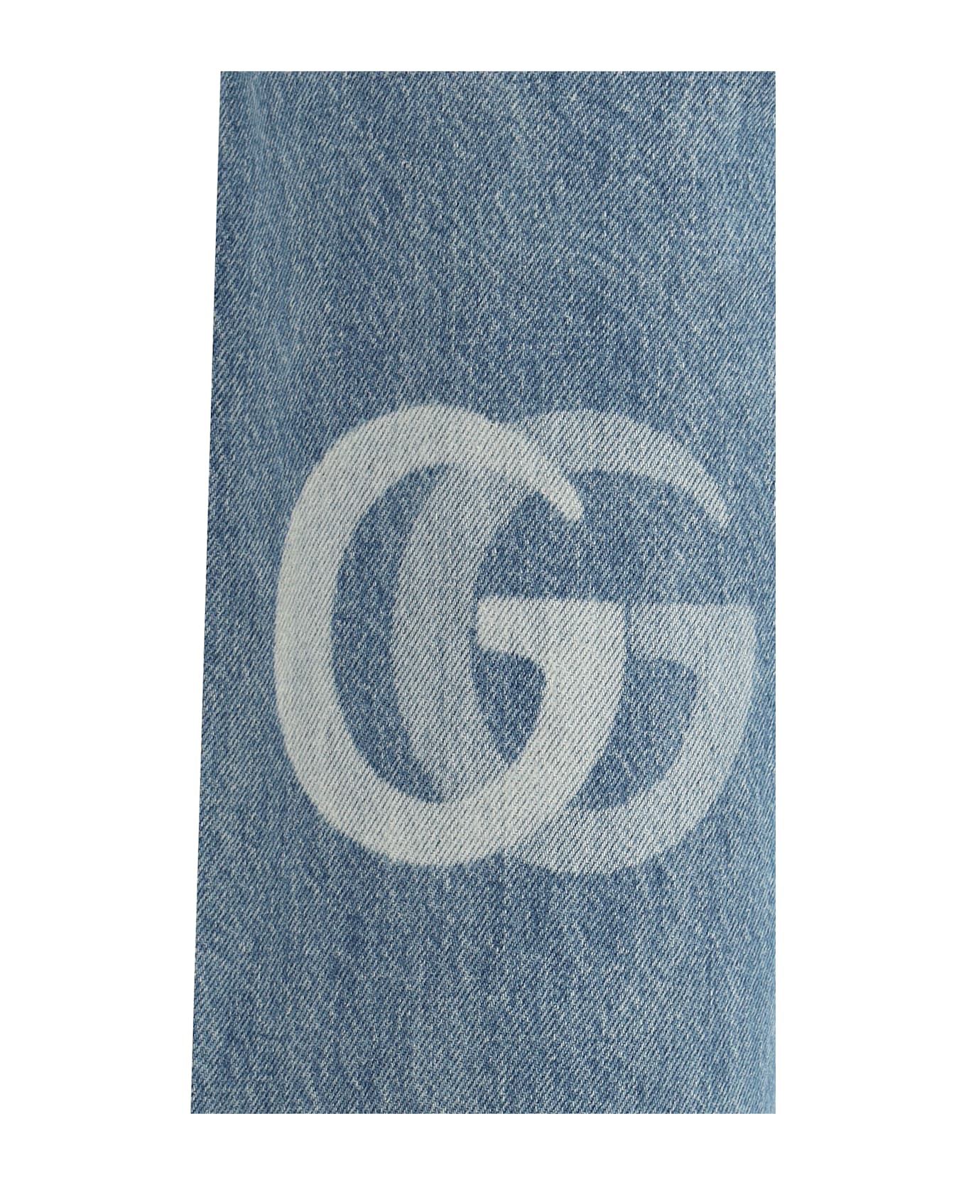 Gucci Gg Jeans - Blue/ivory