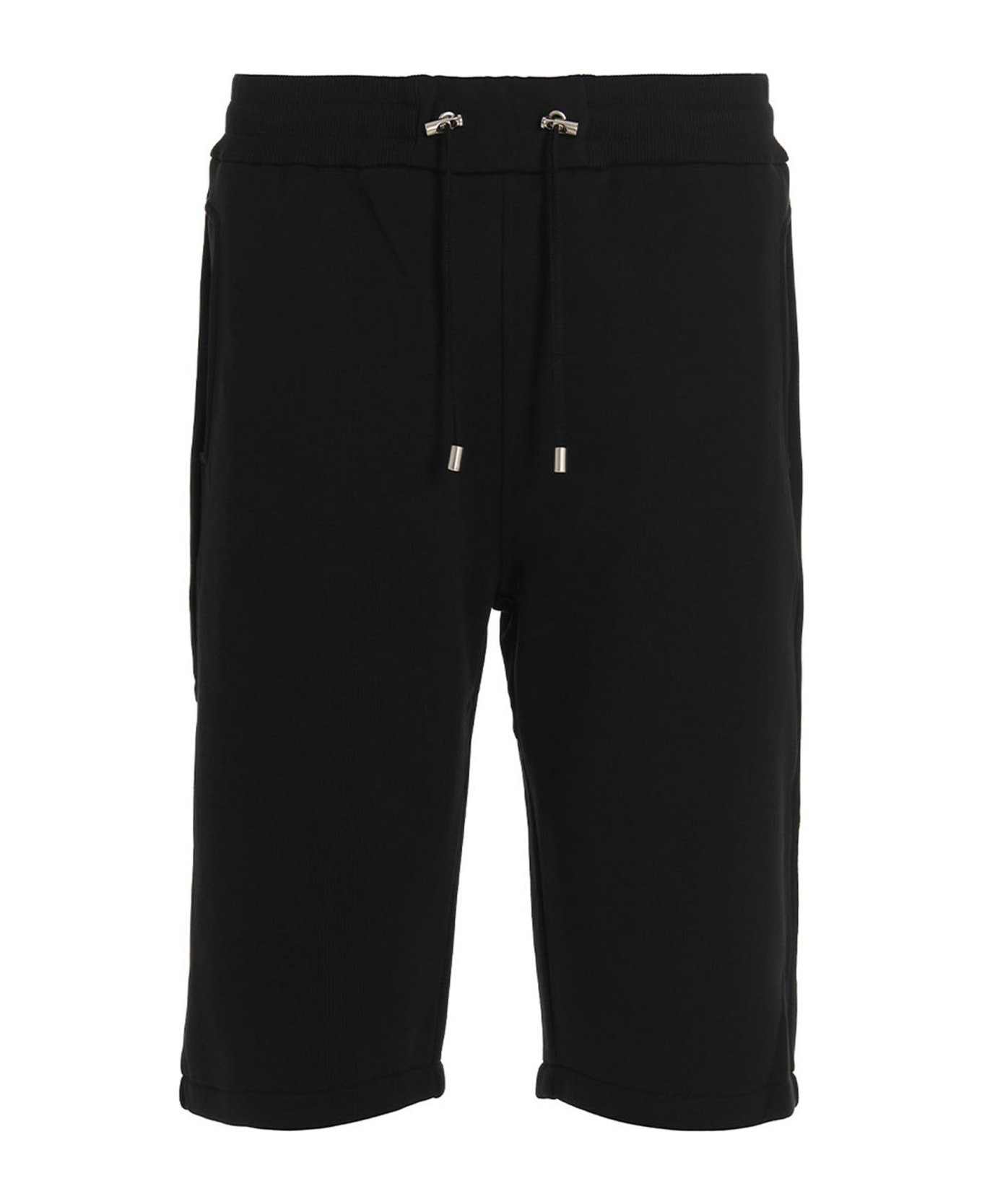 Balmain Bermuda Shorts - Eab Noir Blanc ショートパンツ