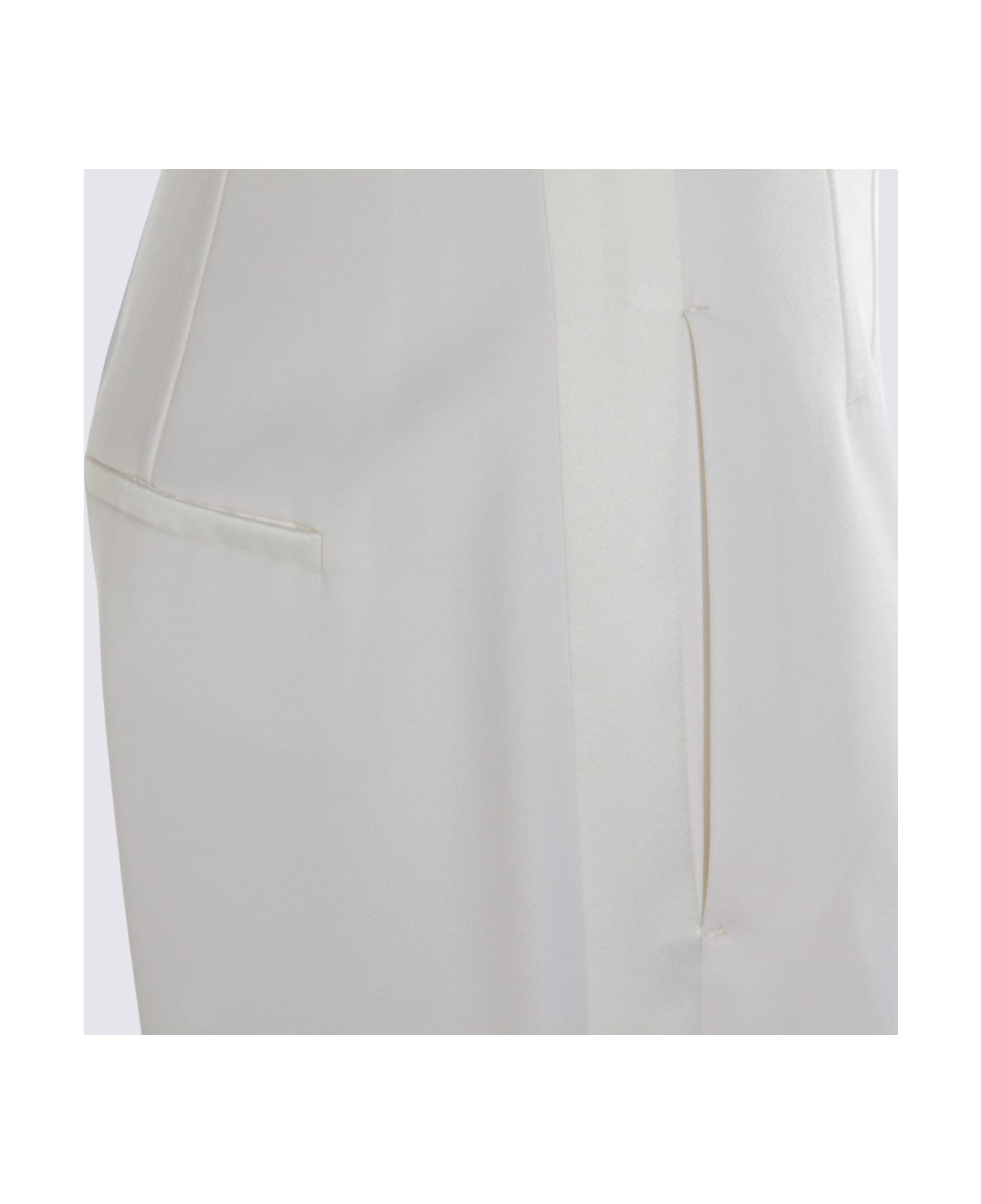 Max Mara White Balta Pants - White