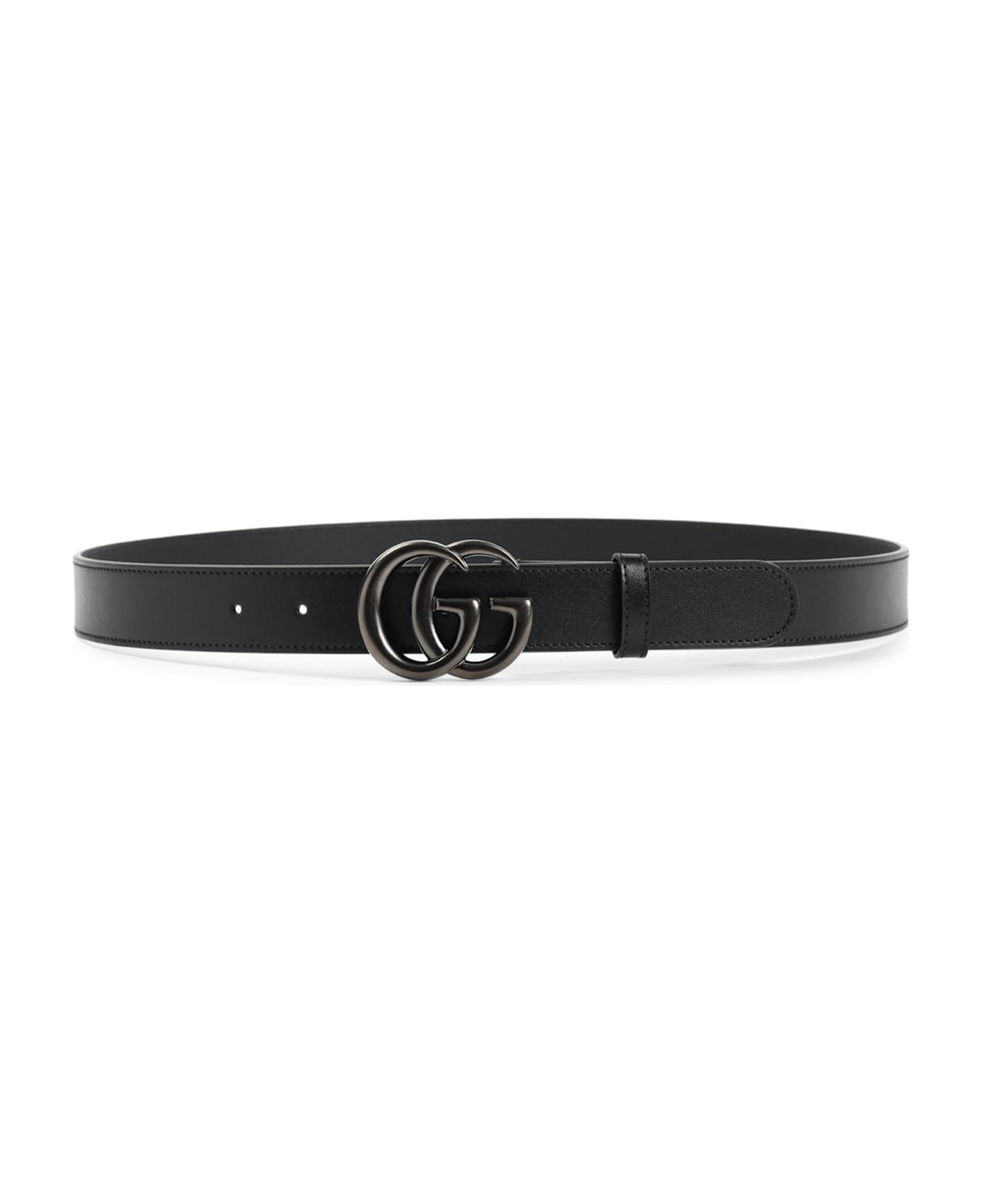 Gucci Logo Plaque Belt - Nero