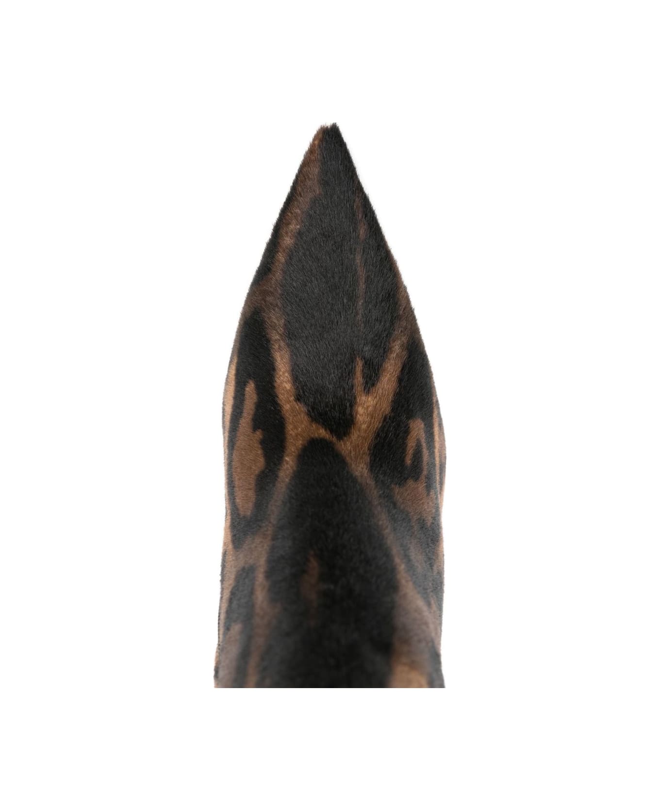 Christian Louboutin Miss Z Leather Boots - Brown