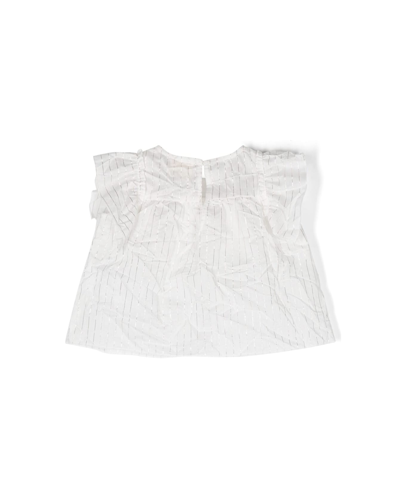Douuod Top A Righe - Cream トップス