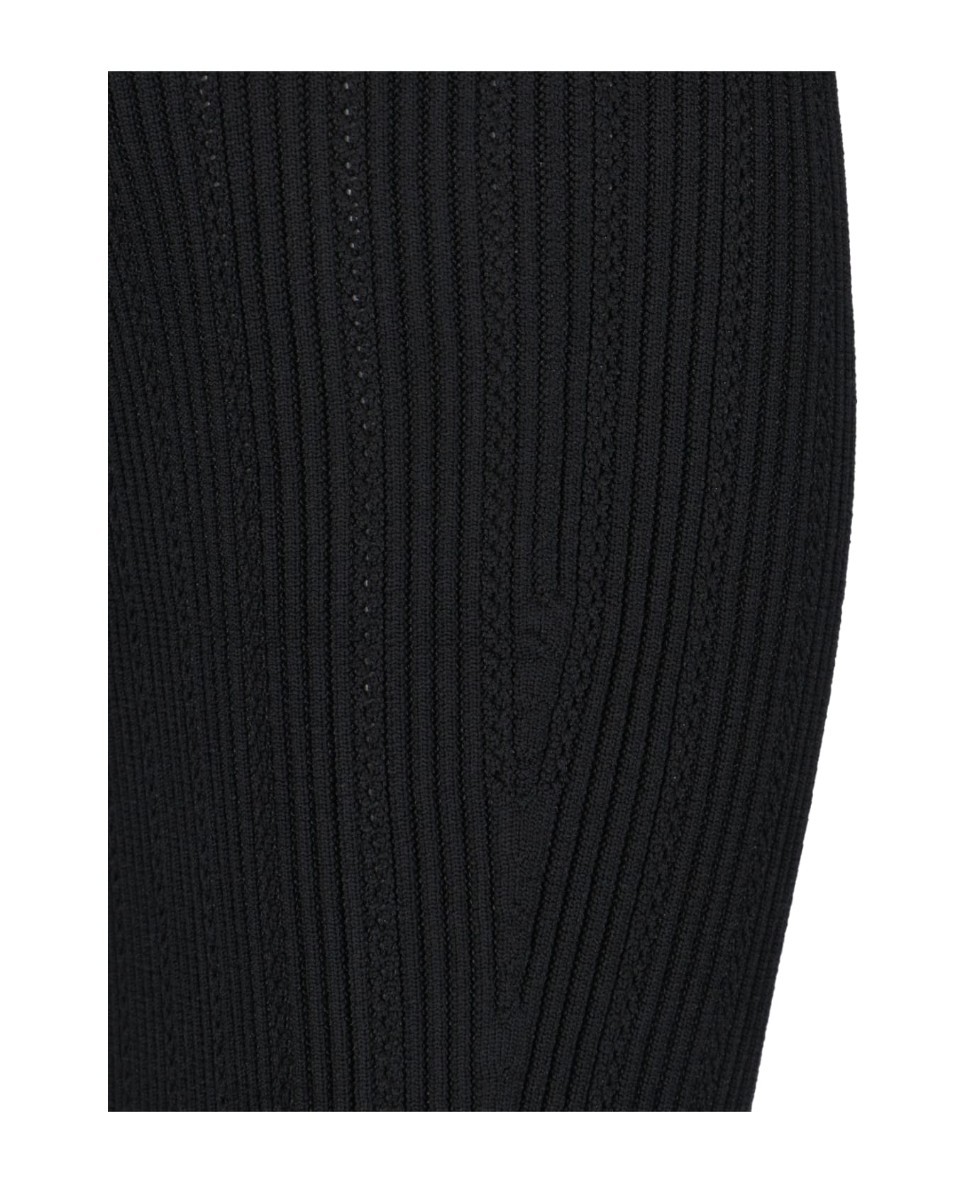 Balmain Buttoned Knit Midi Skirt - Black スカート