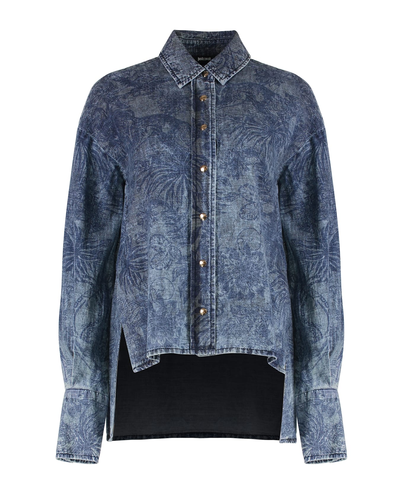 Just Cavalli Shirt In Denim - blue