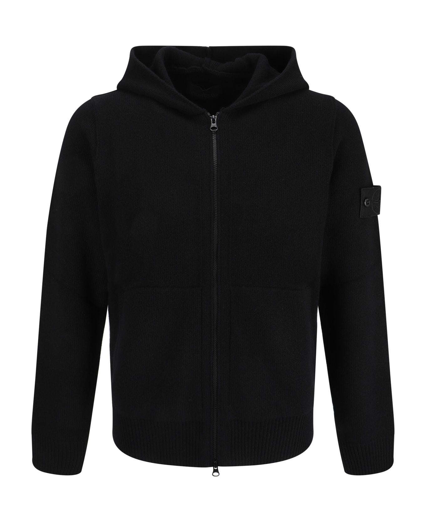 Stone Island Hoodie - Black