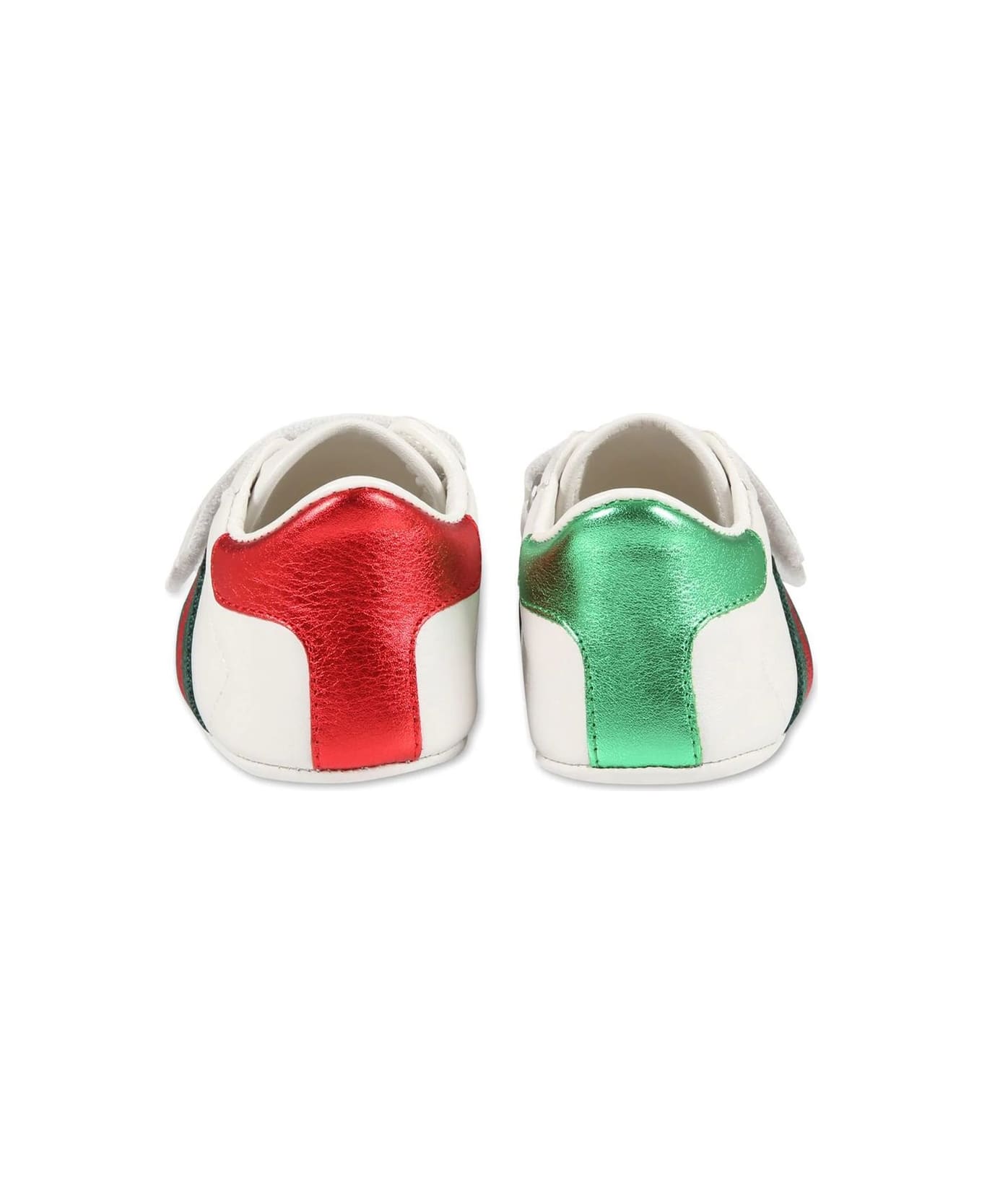 Gucci Kids Sneakers White - White