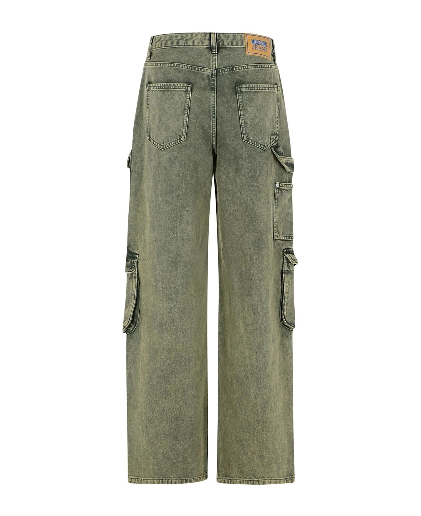 M05CH1N0 Jeans Vintage Denim Jeans - MILITARY GREEN